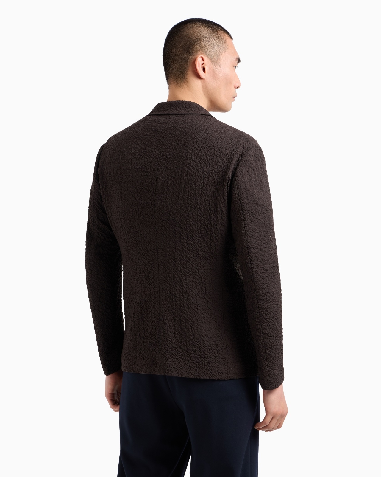 STRETCH VIRGIN WOOL SINGLE-BREASTED, JACKET - 3
