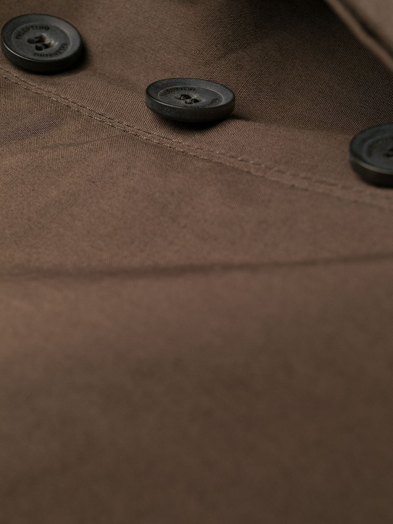 contrast tape slim-fit trousers 6