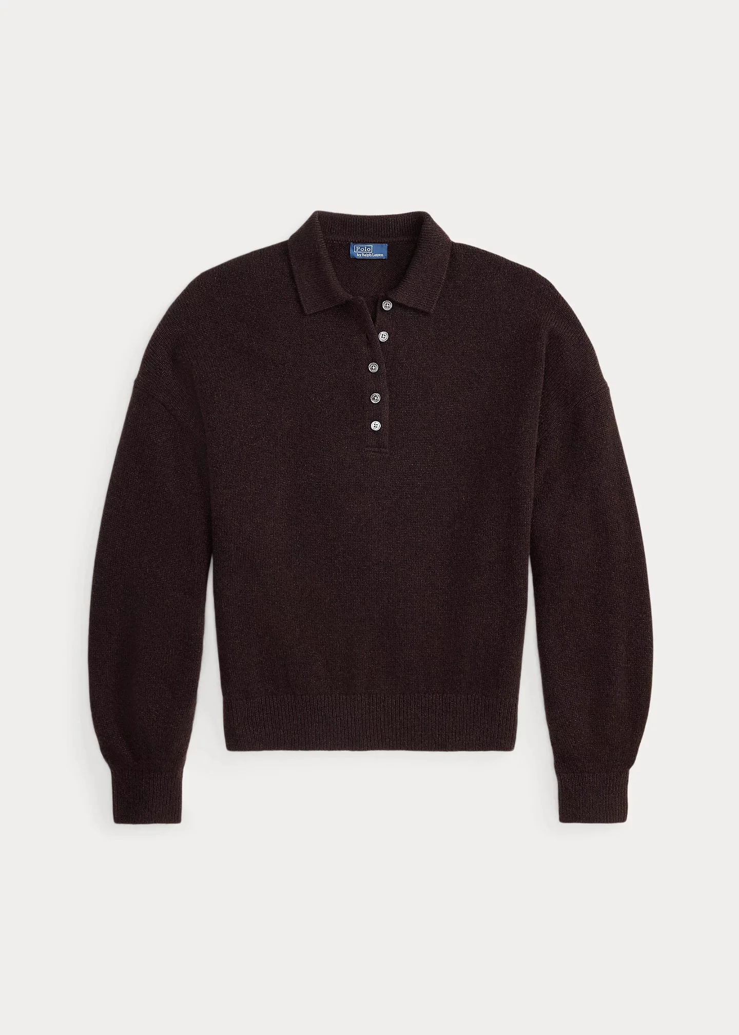 Polo-Collar Cashmere Sweater - 1