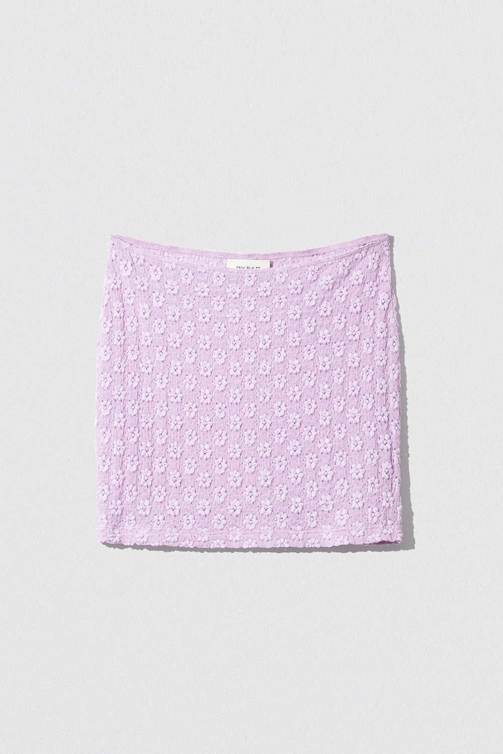 RUBI MINI SKIRT LILAC FLORAL LACE - 1