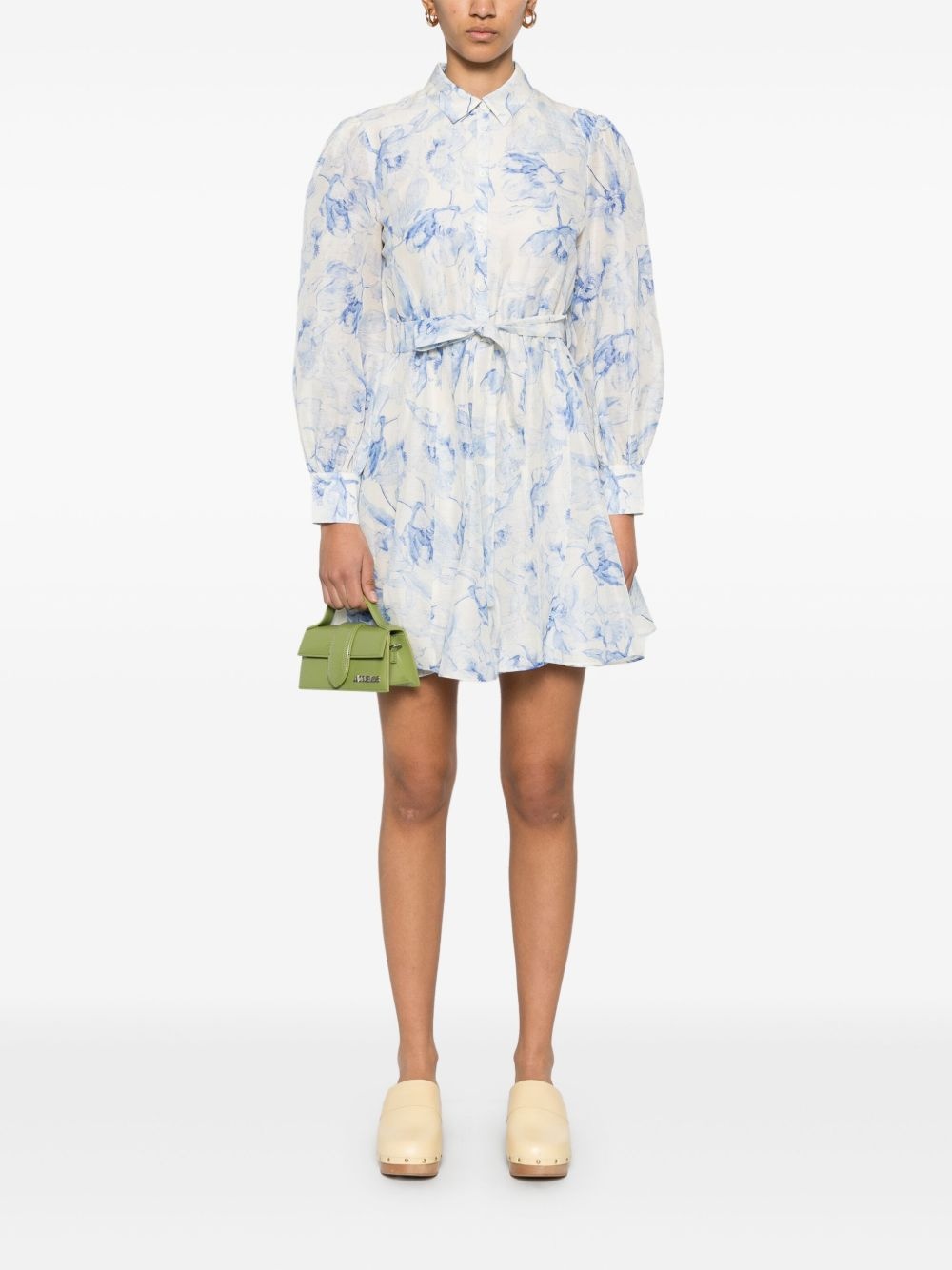 floral mini dress - 2
