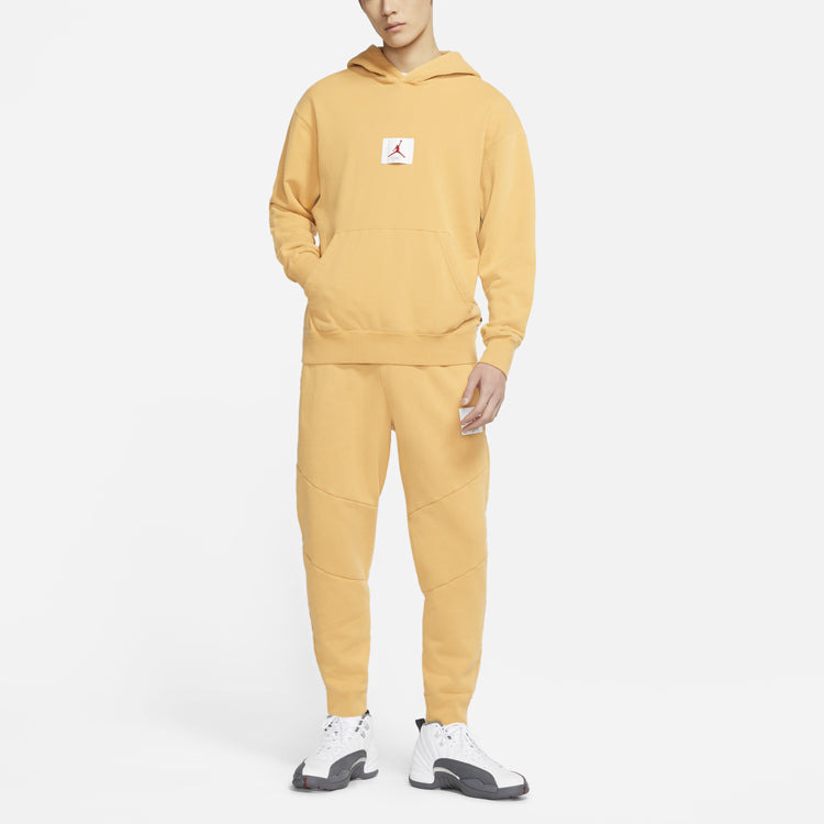 Air Jordan MENS Logo Print Long Sleeve Yellow CZ6094-217 - 4
