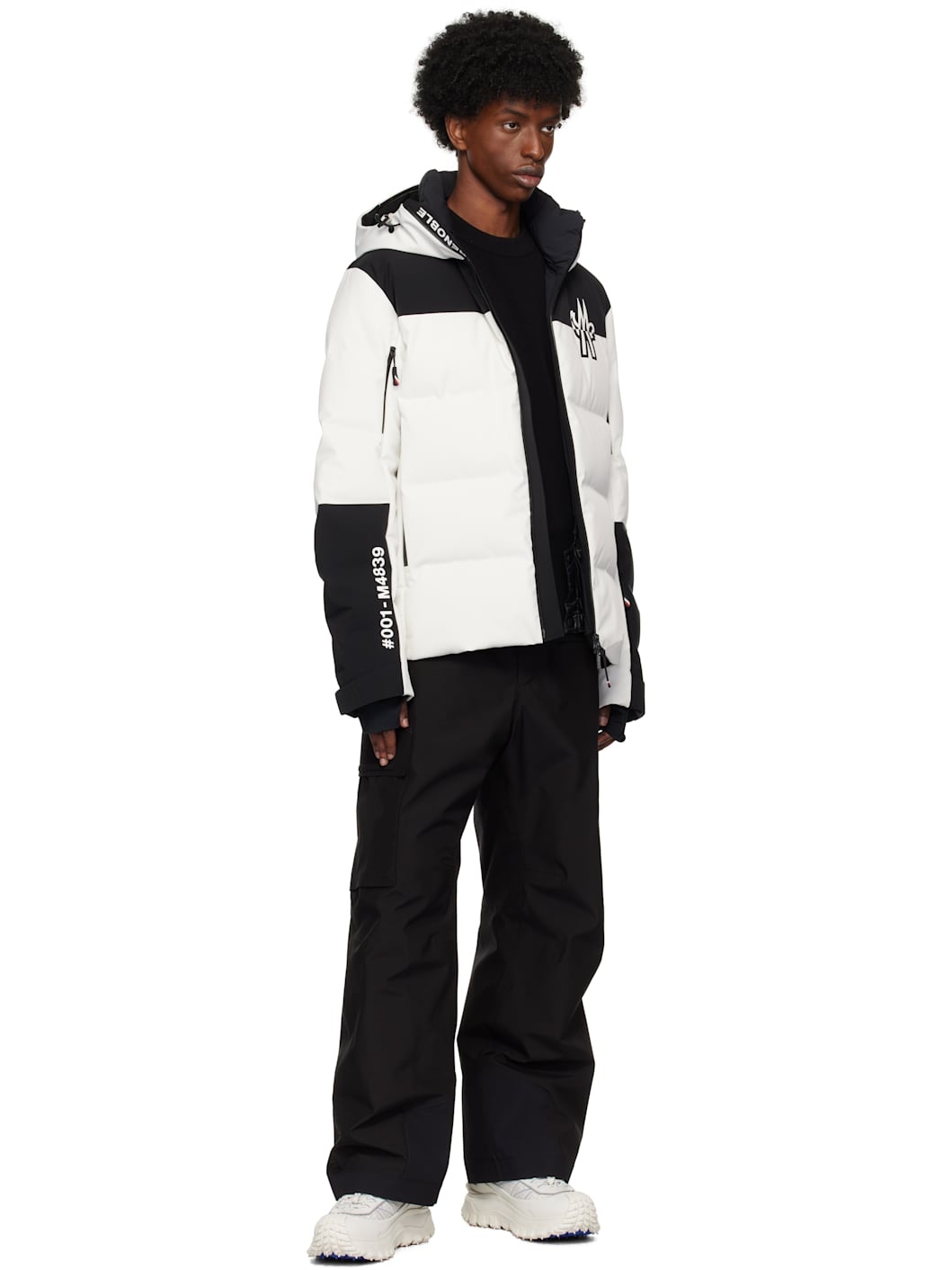 Black & White Curtis Down Jacket - 5