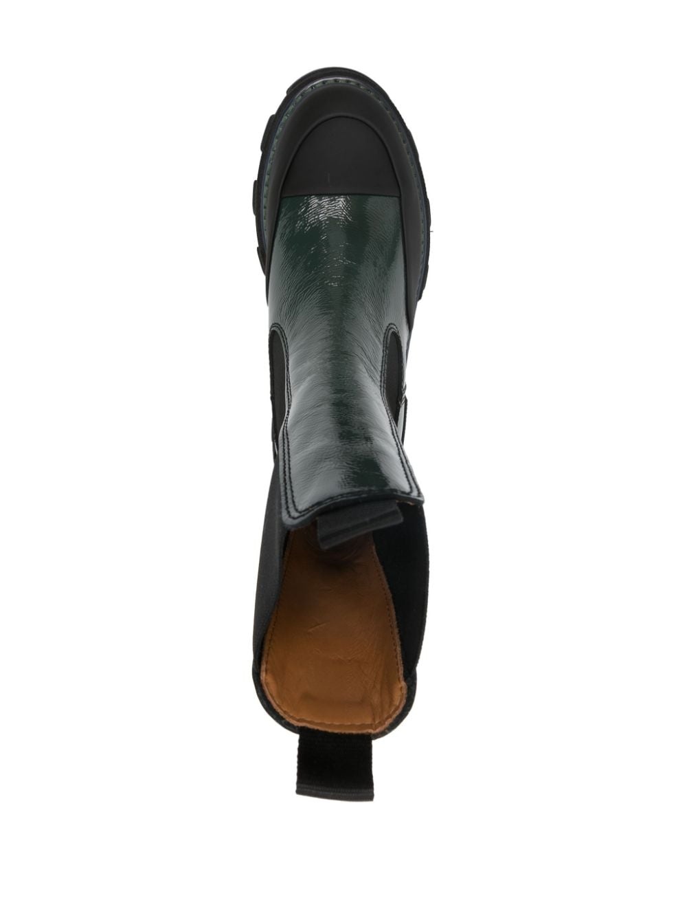 leather panelled ankle boots - 4