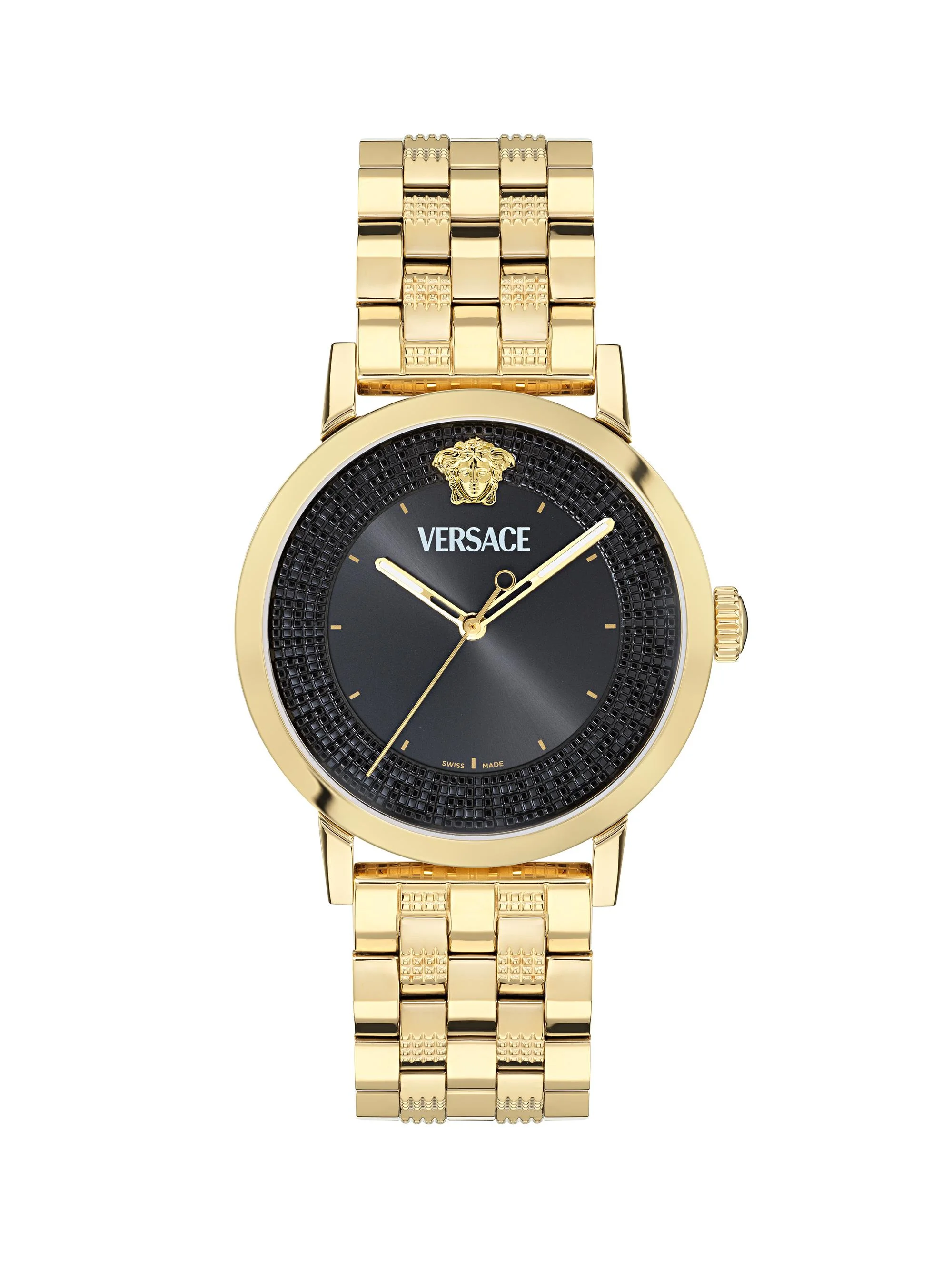 Men's Ren 364 Gold-Plated Stainless Steel Bracelet Watch/40MM - Gold With Black Dial - 1