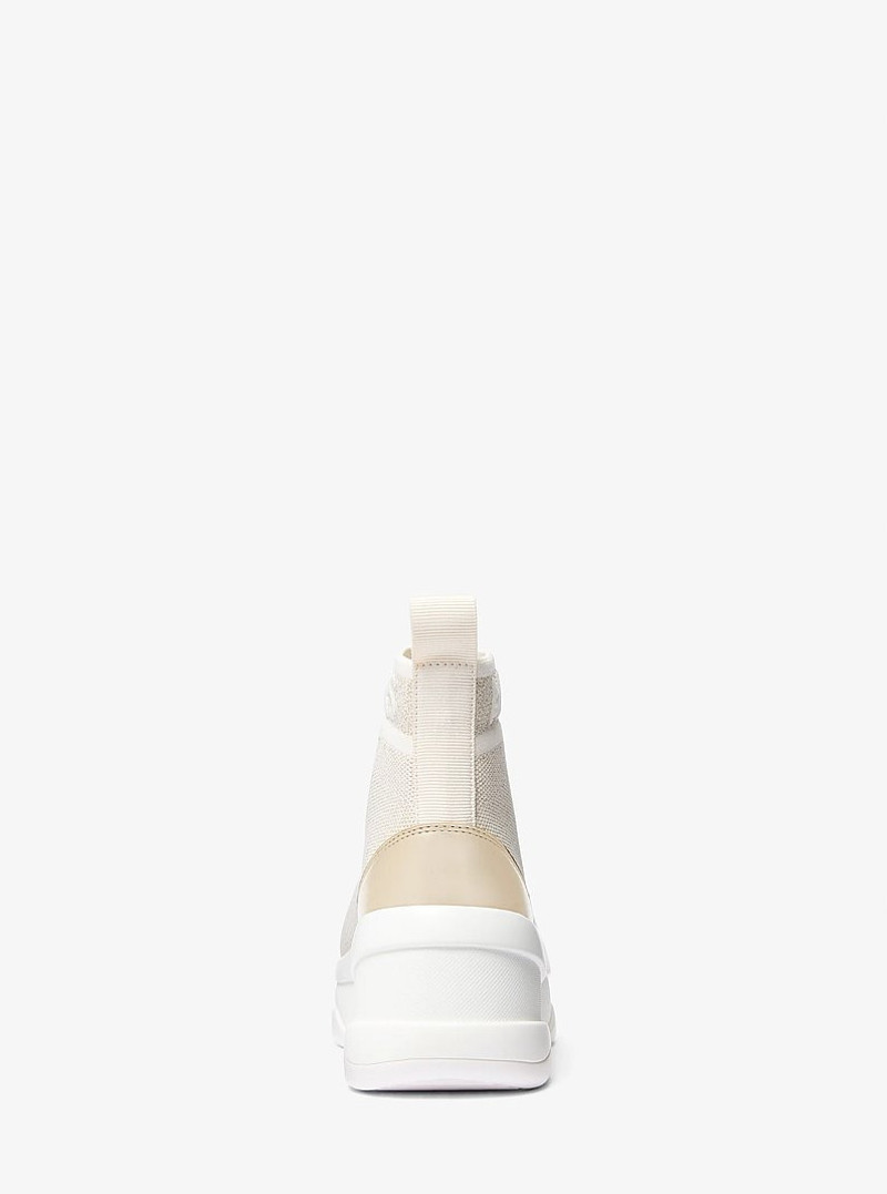 Olympia Metallic Stretch Knit Boot 4