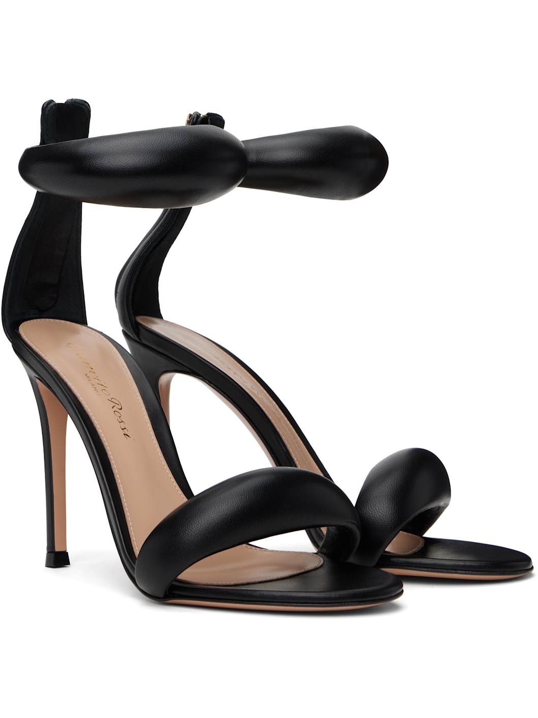 Black Bijoux Heeled Sandals - 4