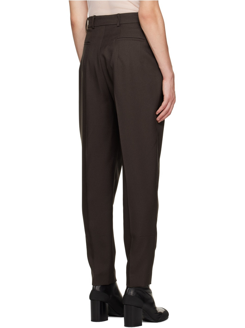 Brown Pleated Trousers 3