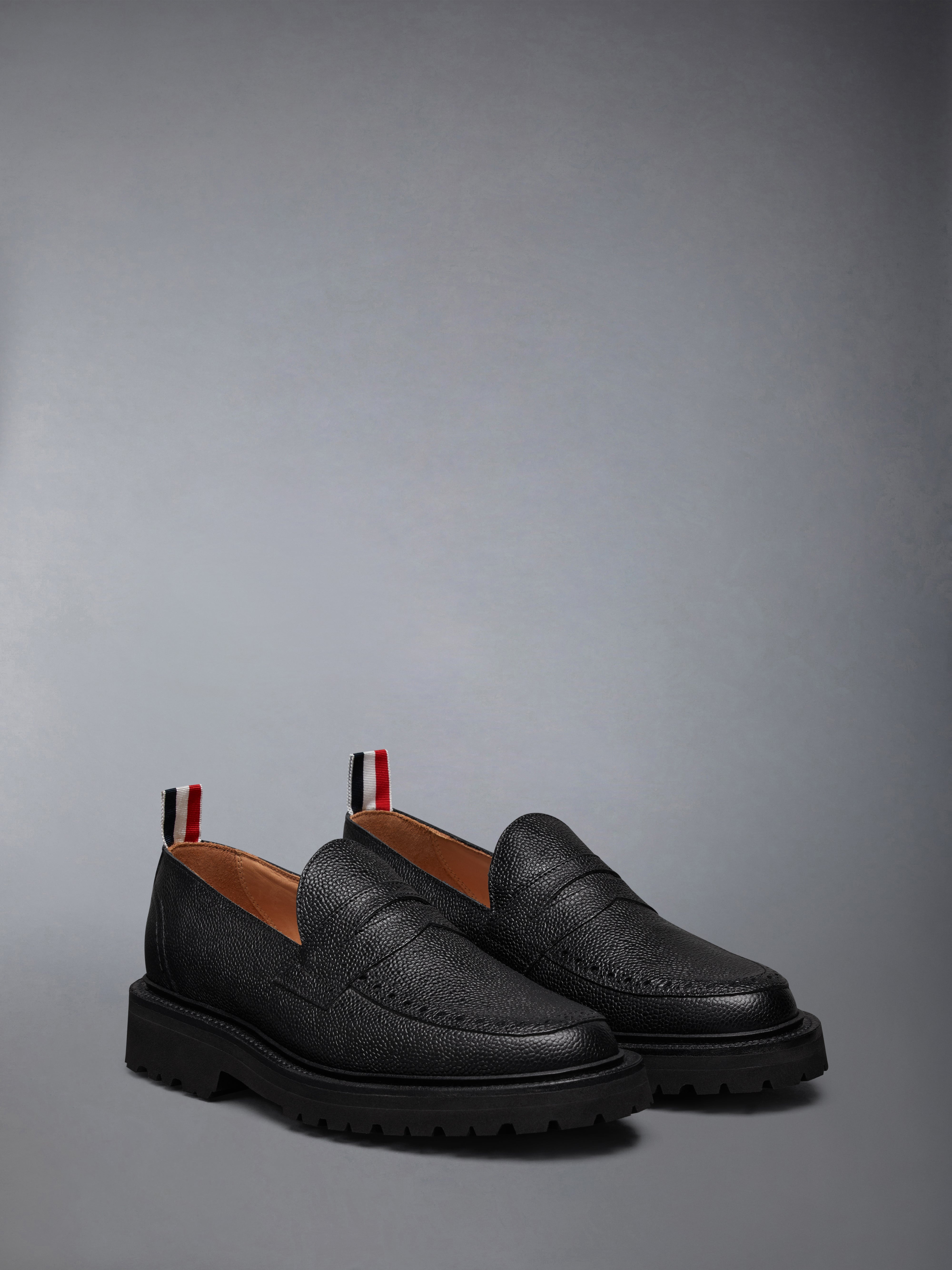PEBBLE GRAIN COMMANDO SOLE PENNY LOAFER - 2