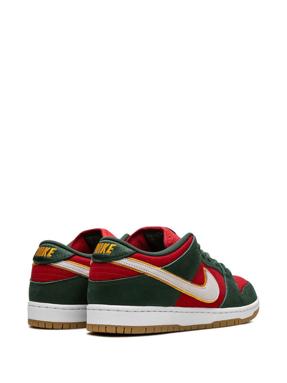 SB Dunk "Seattle Sonics - "Fir/Fire Red/University Gold" sneakers - 3