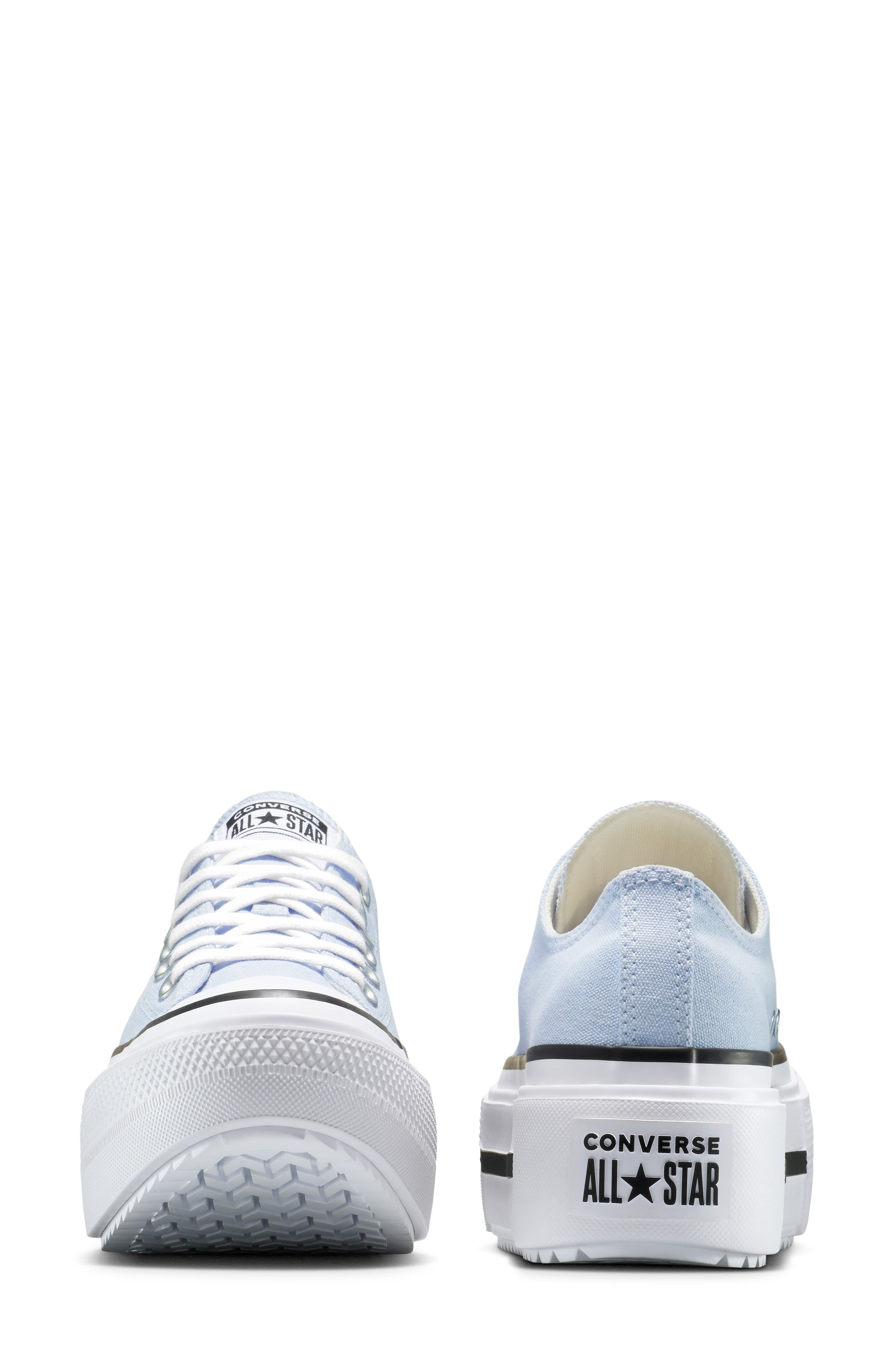 Converse Gender Inclusive Chuck Taylor All Star Lift Double Stack Low Top Platform Sneaker in Bluebe - 4