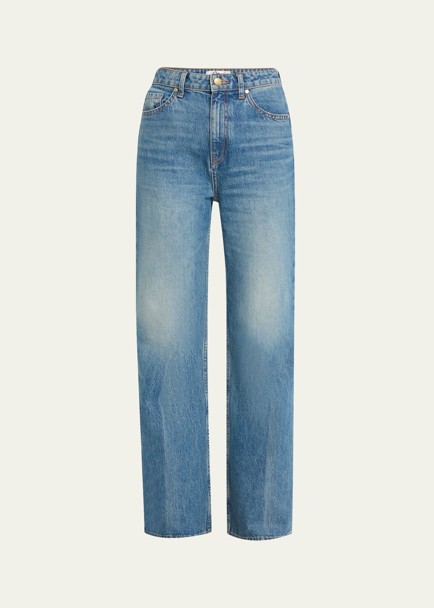 The Martine Straight-Leg Denim Jeans - 1