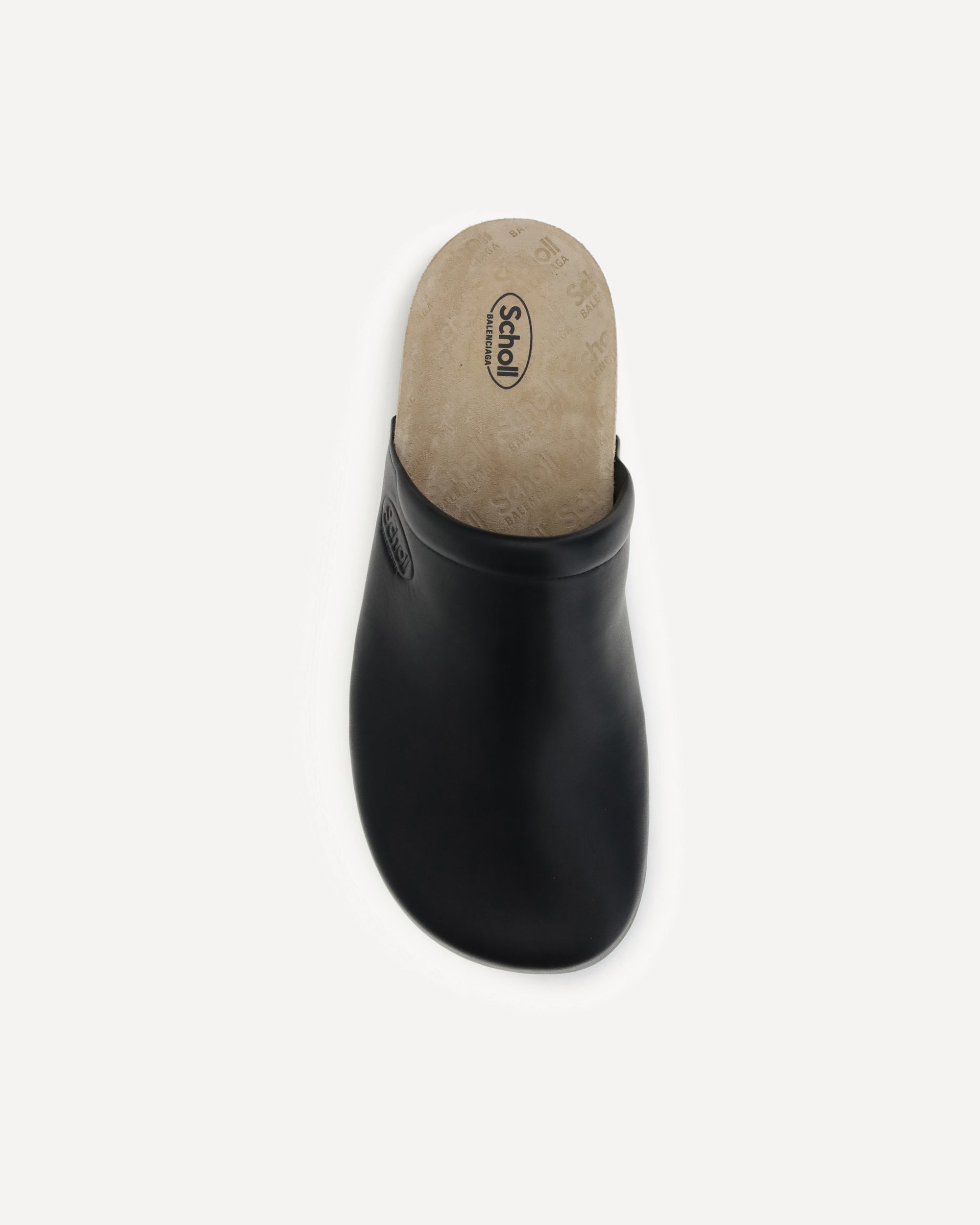 Leather Mules with cork insole - 4