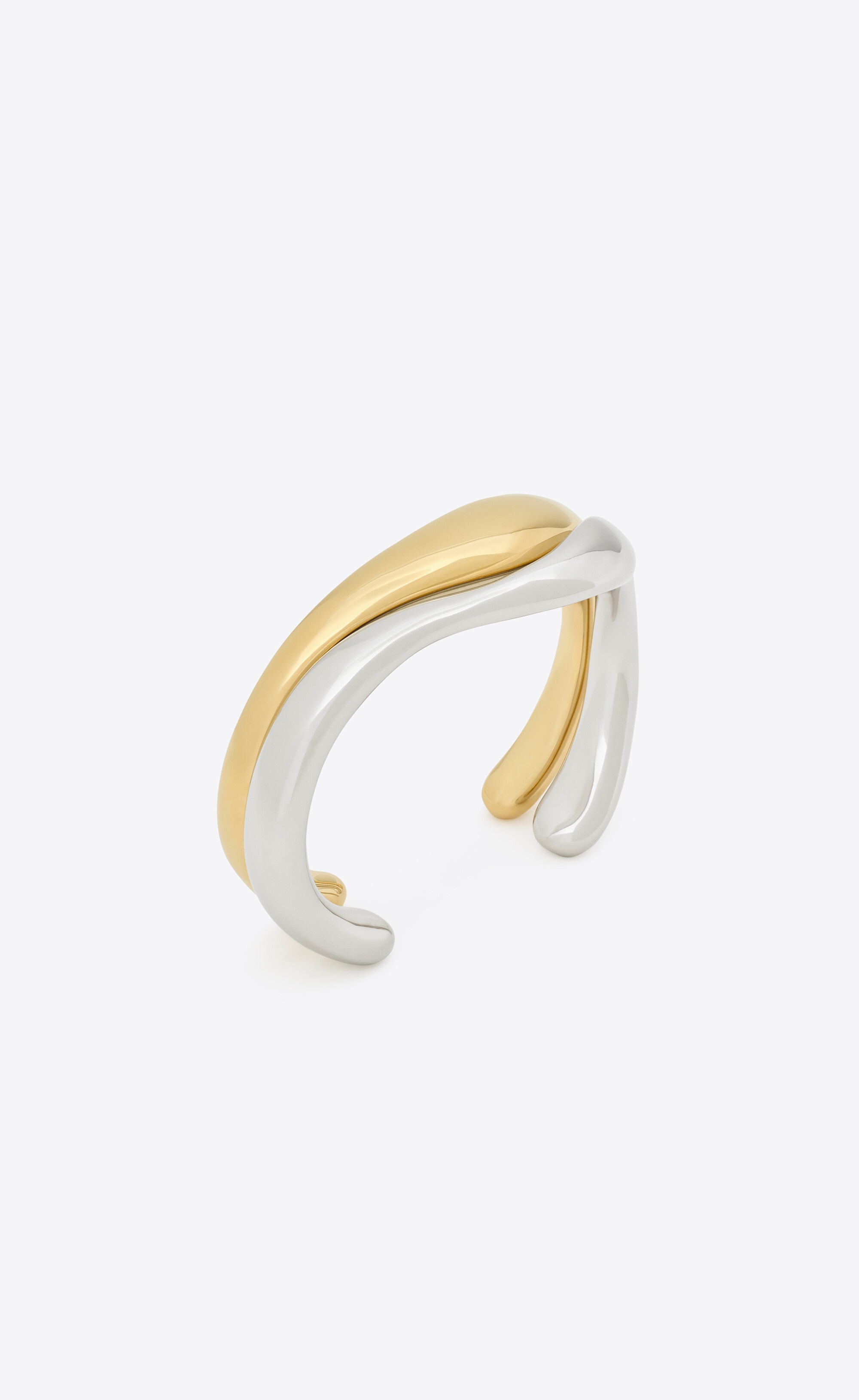 wavy cuffs in metal - 1