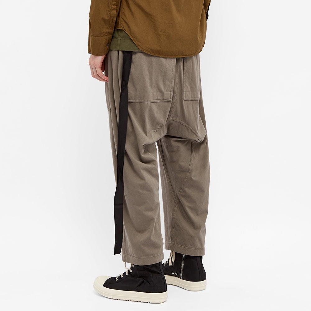 Rick Owens DRKSHDW Cargo Cropped Lightweight Jersey Pant - 5