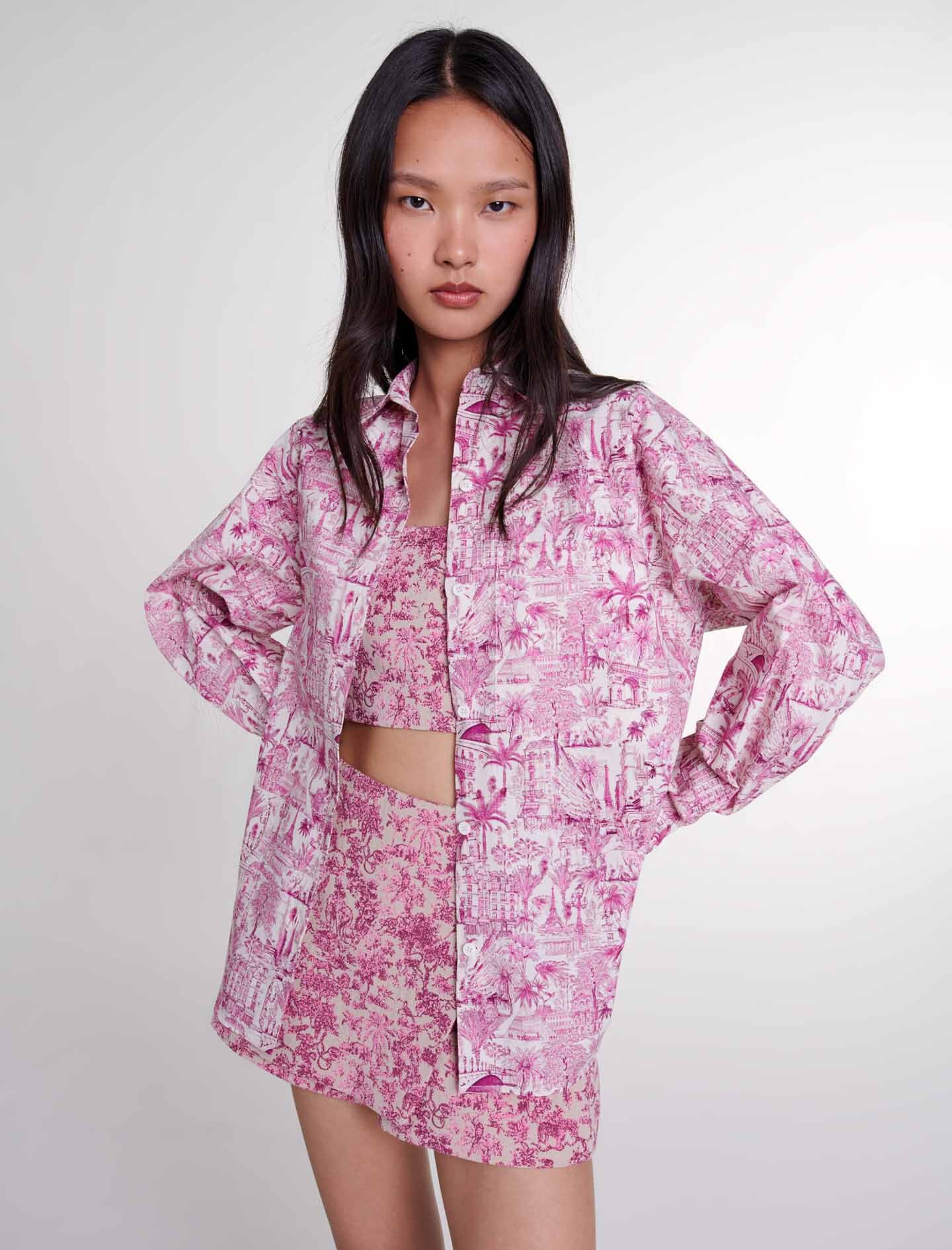 Oversize patterned shirt - 5