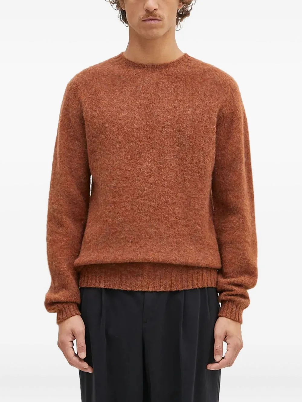 Birnir brushed crew-neck sweater - 1