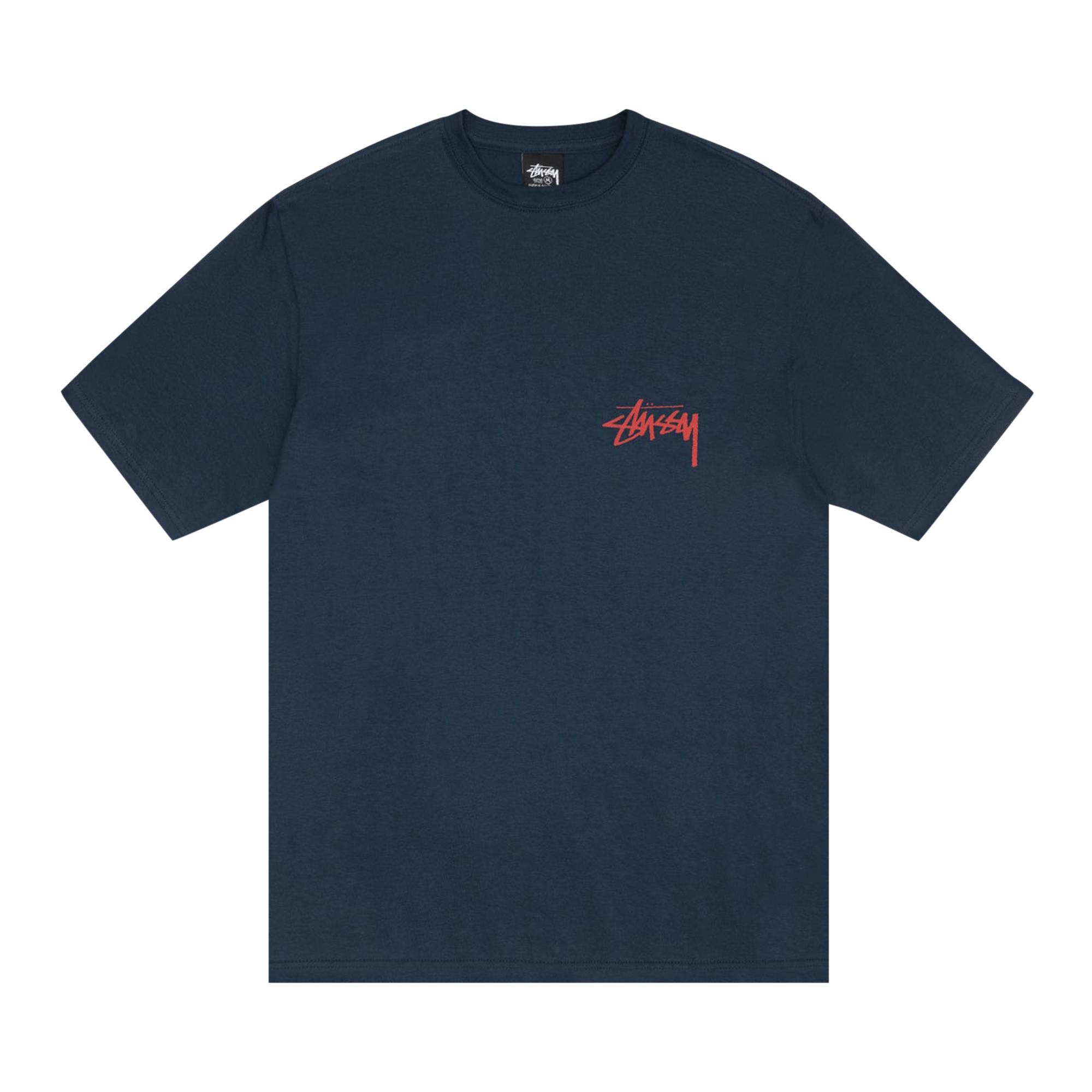 ★送料・関税込★STUSSY★SKATE TOUGH TEE★Navy★ Stüssy Stussy Skate Tough Tee 'Navy' | REVERSIBLE