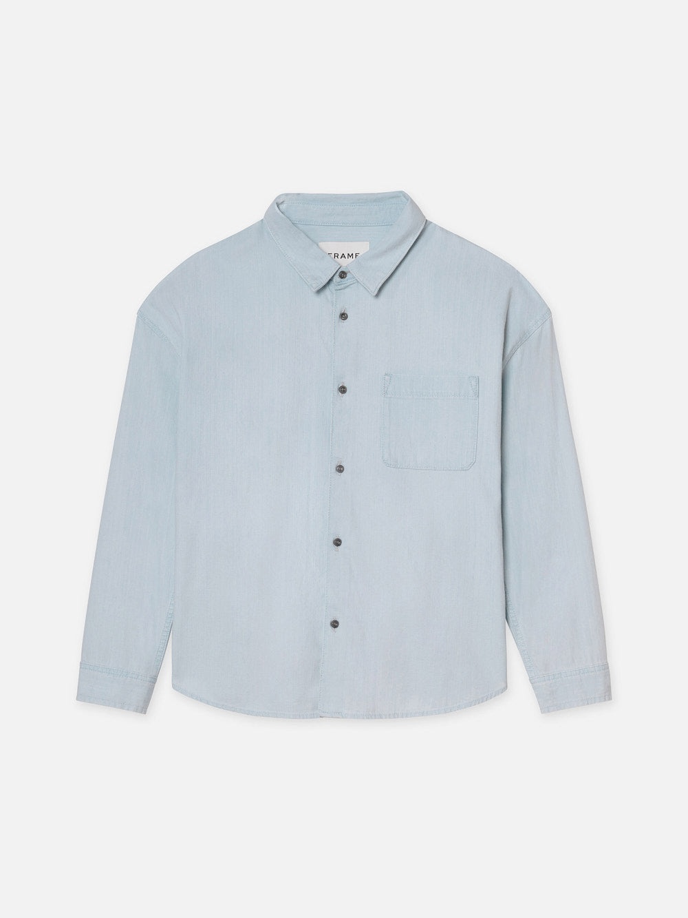 Relaxed Denim Shirt in Southern Ocean - 1