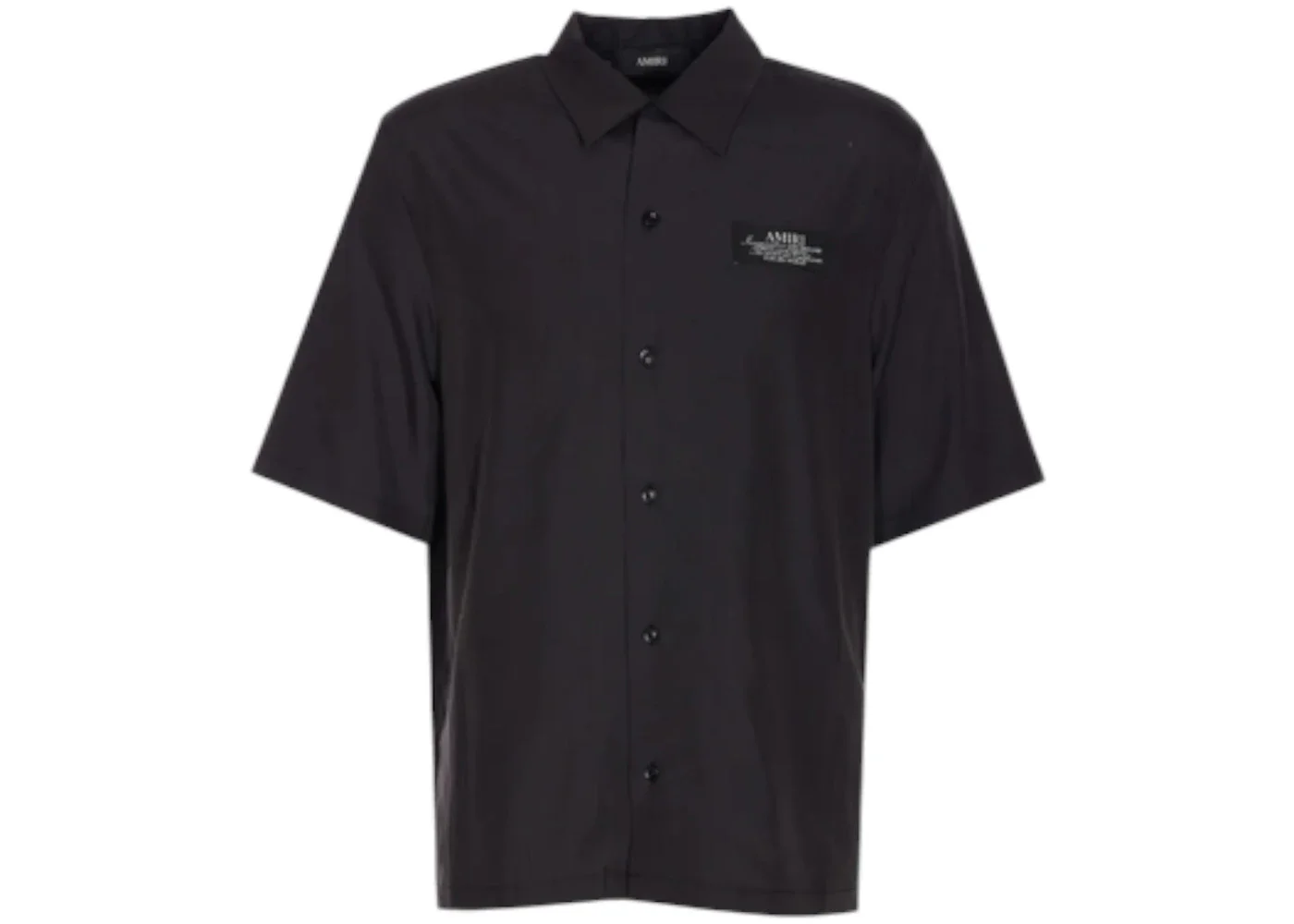AMIRI Spirit Bowling Shirt Black - 1