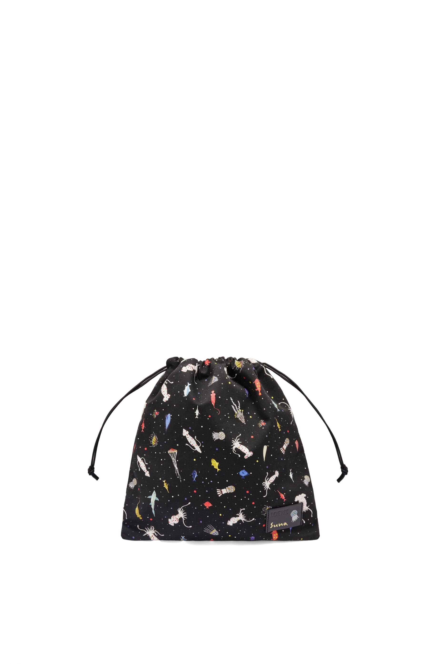 Deep Sea small drawstring pouch in canvas - 1