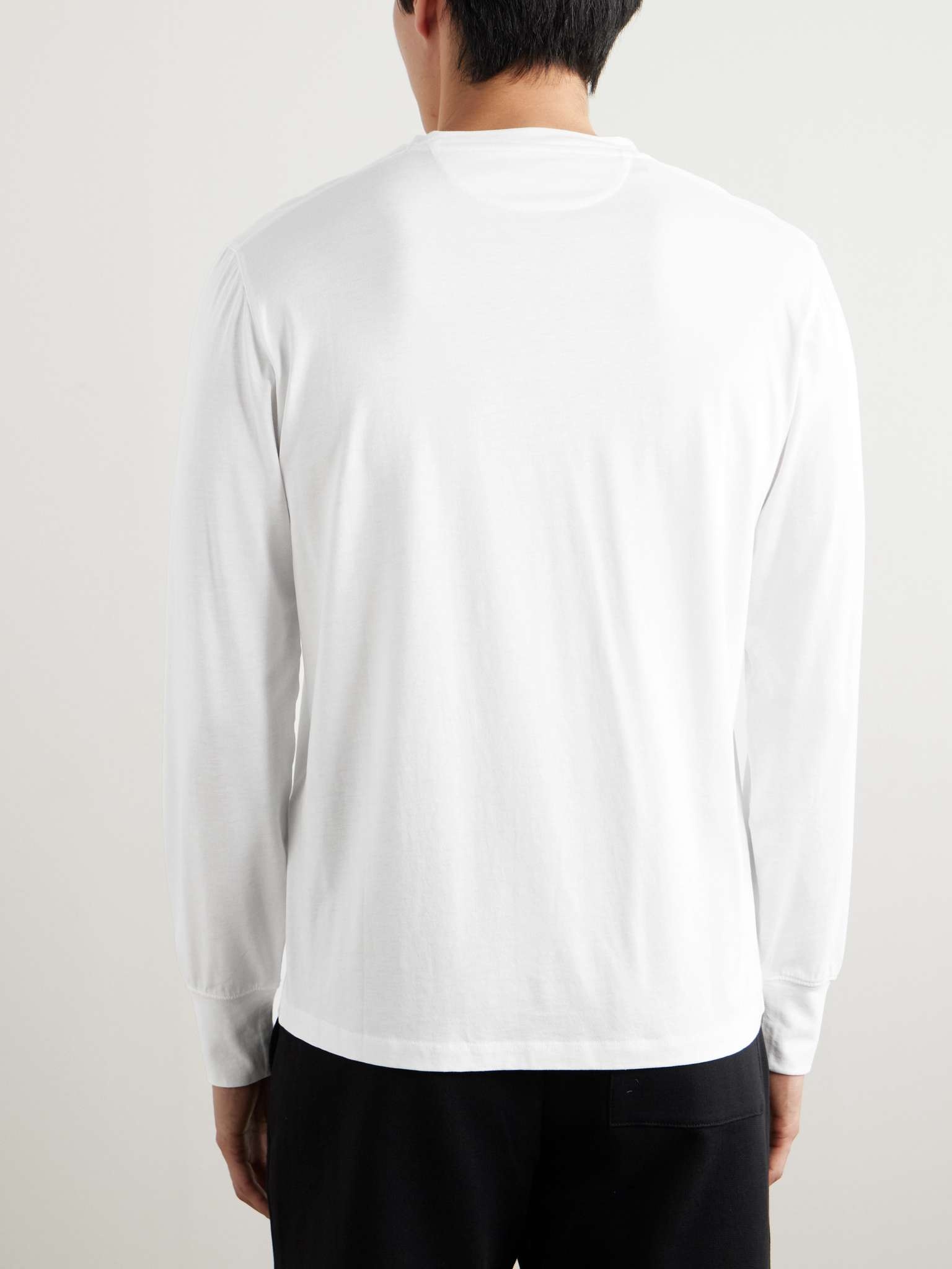 Slim-Fit Lyocell and Cotton-Blend Jersey T-Shirt - 4