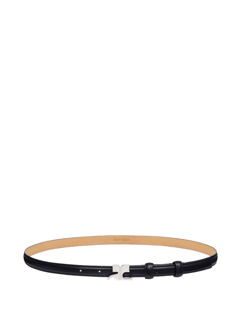 leather buckle belt - 3