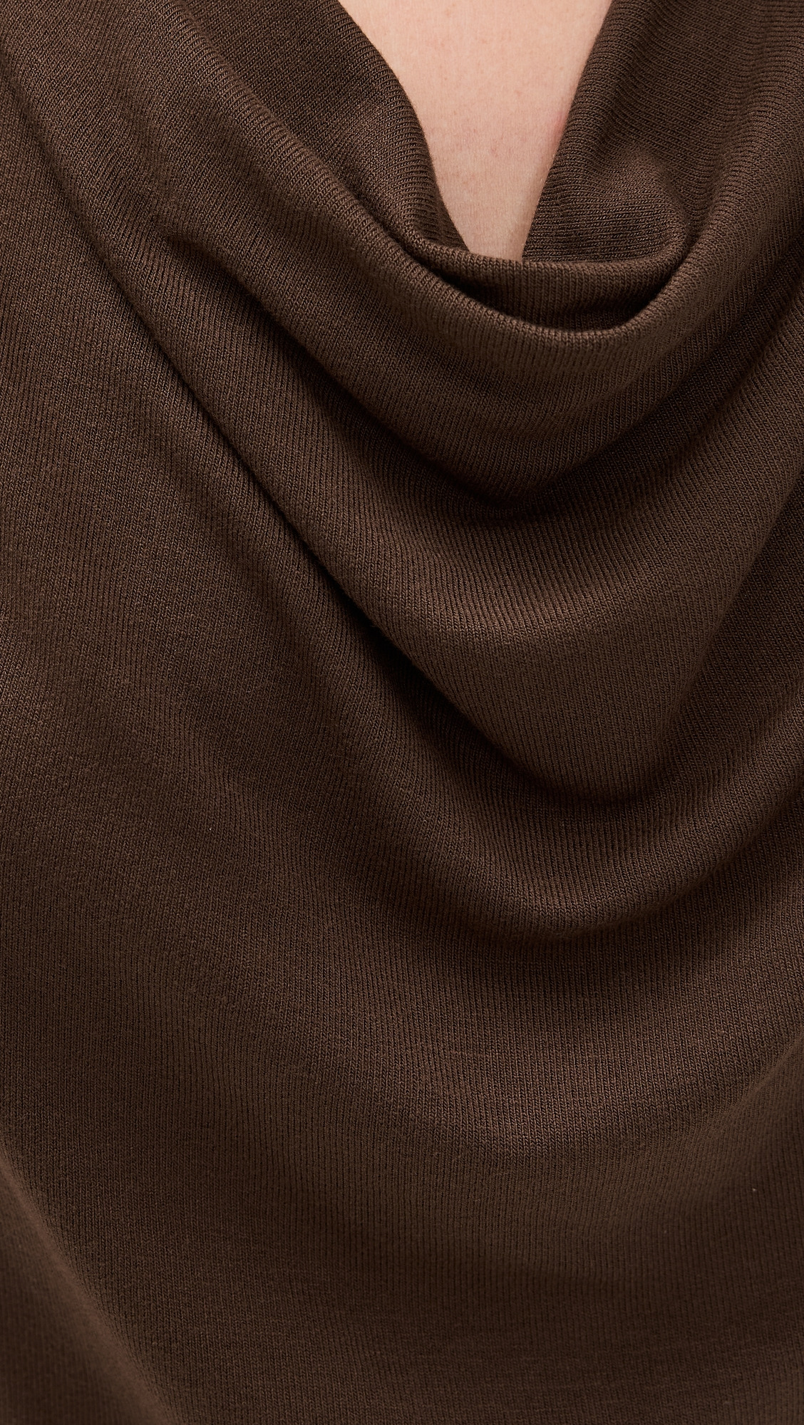 Sleeveless Draped Cowl Neck Top - 5