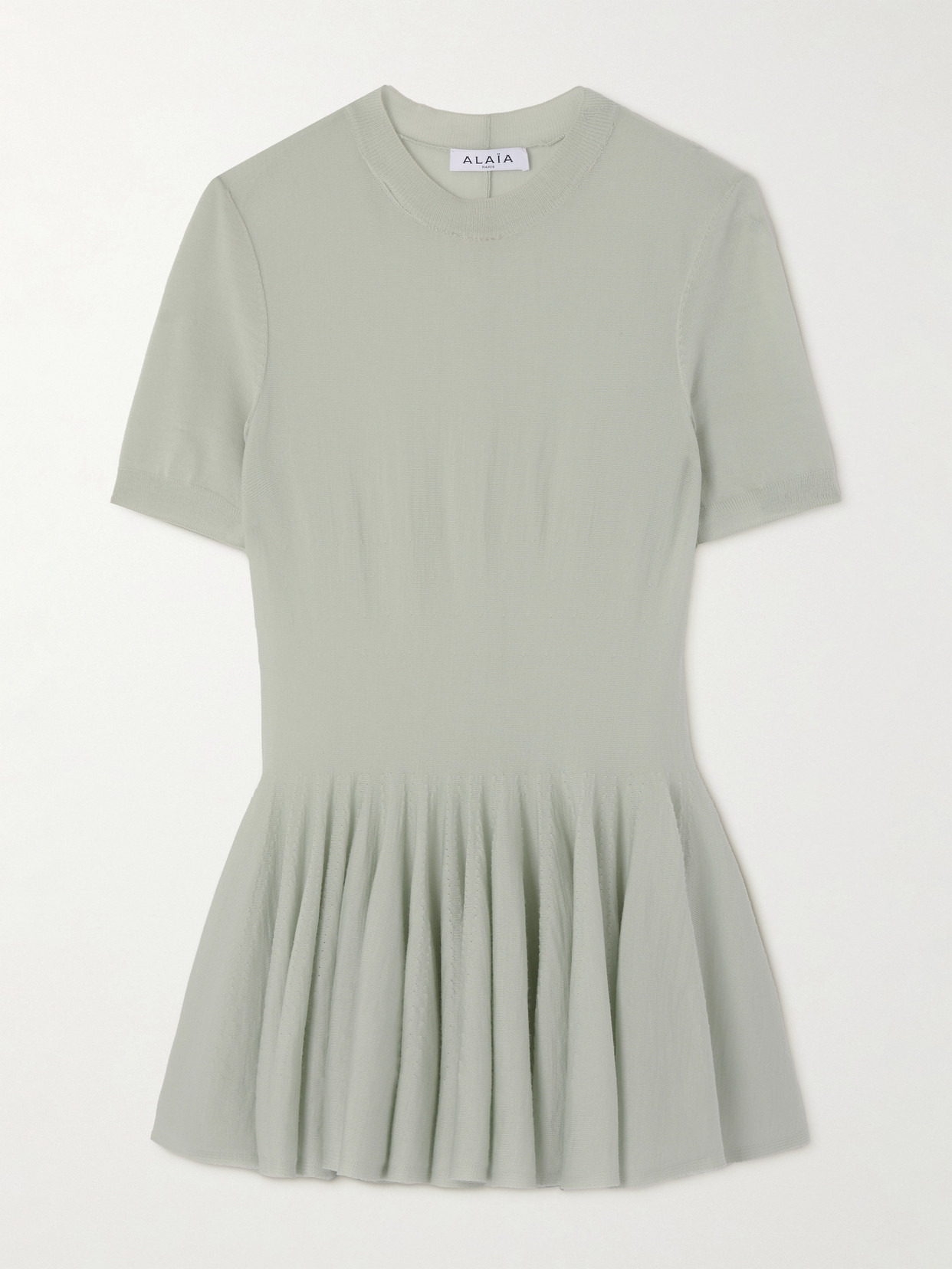 Wool Peplum Top - 1