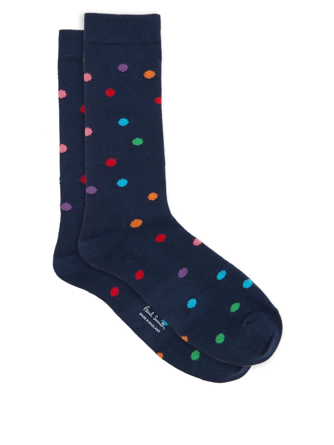 Otis polka-dot cotton-blend socks - 1