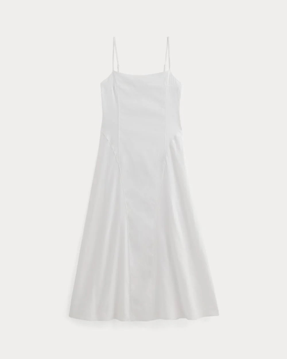 THE SEAMED DRESS IN STRETCH LINEN - 1
