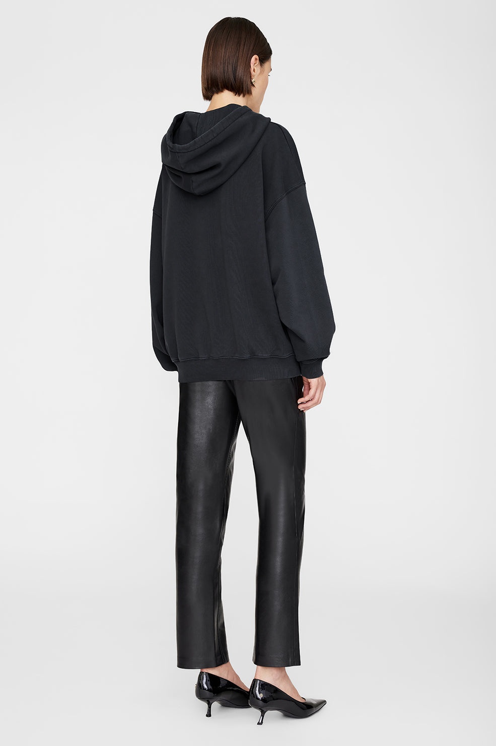 Harvey Sweatshirt Serif - Vintage Black - 3