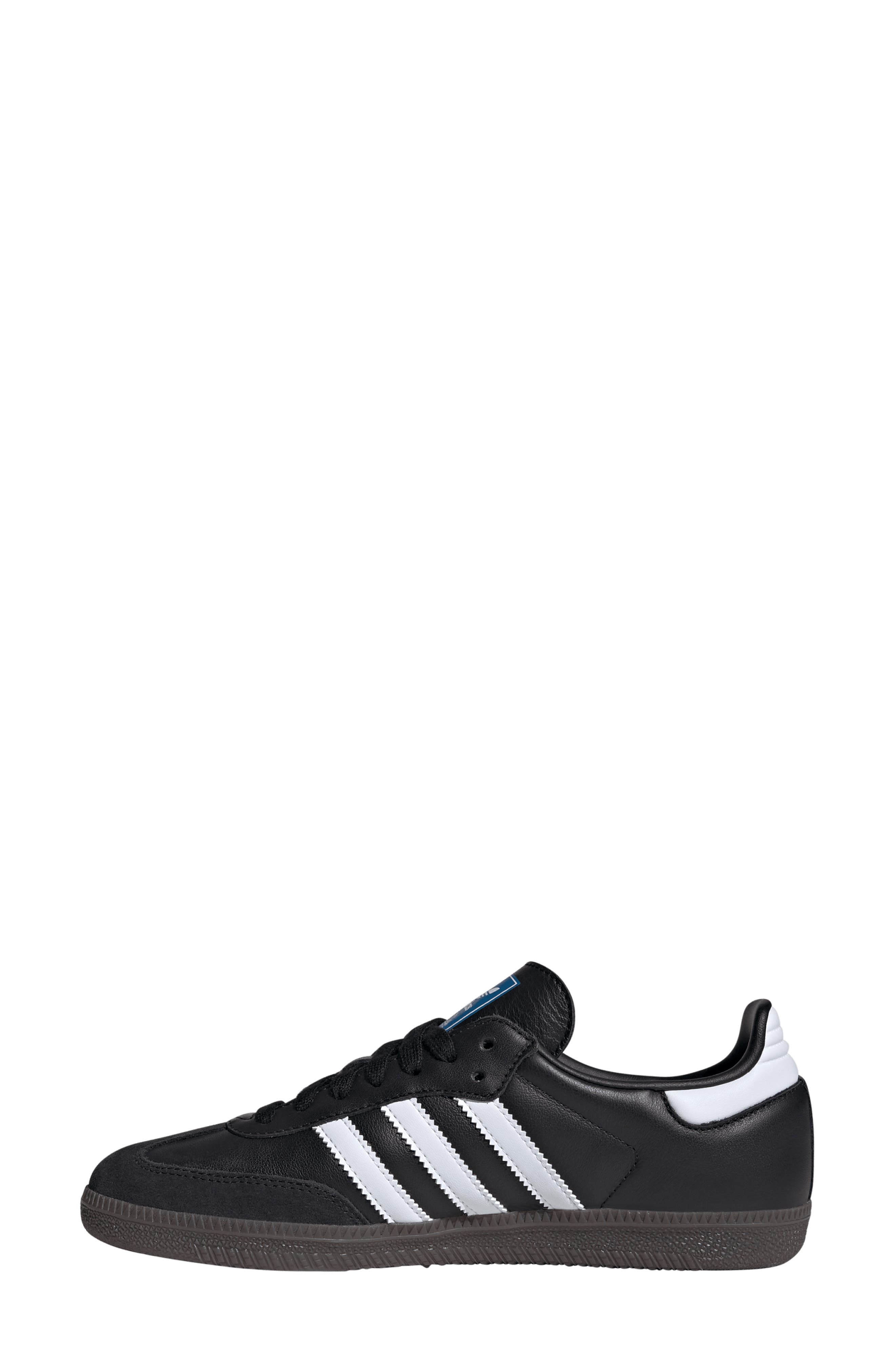 adidas Samba OG Sneaker in Black/White/Clear Granite at Nordstrom - 6