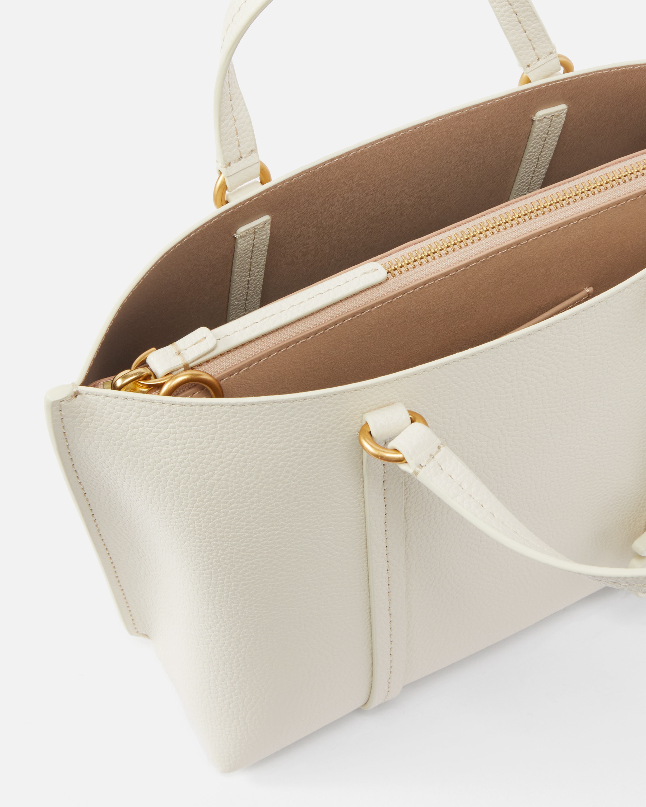 LARGE TUMBLED LEATHER SHOPPER BAG - 4