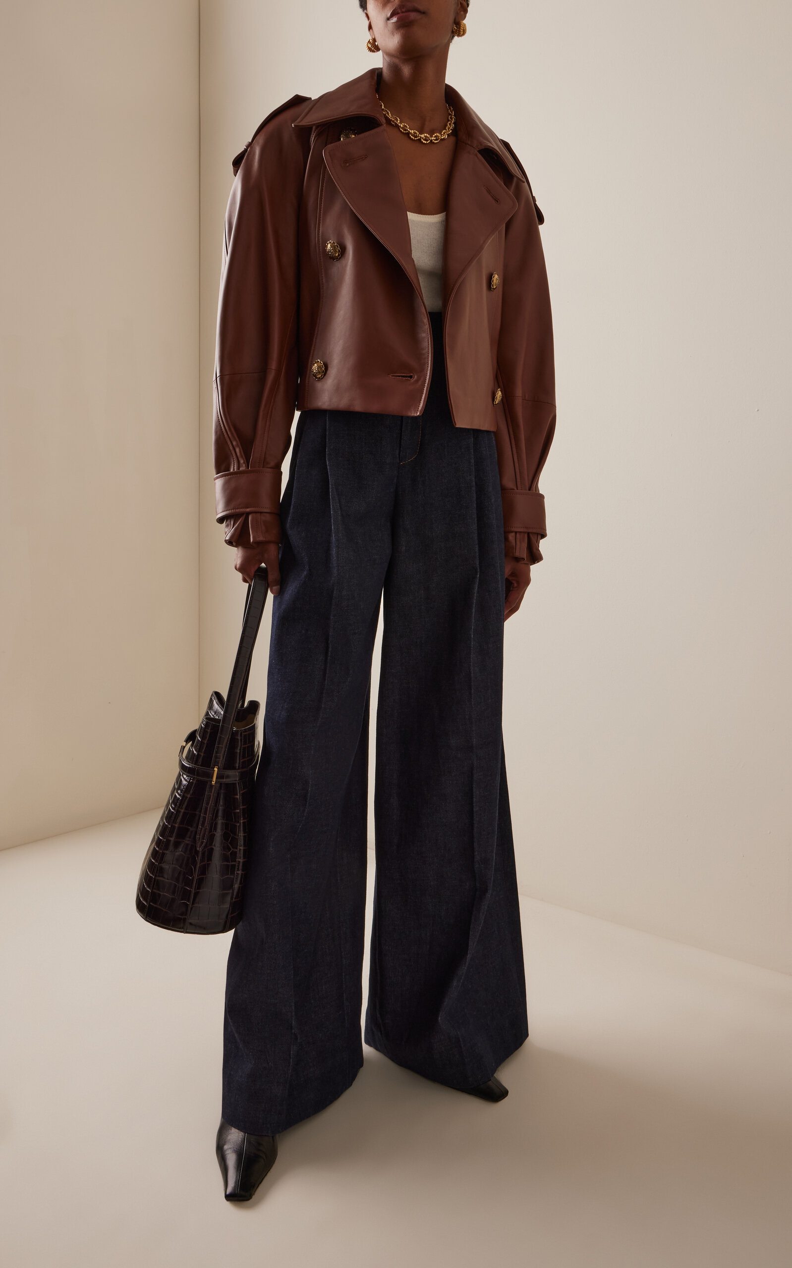 Hypnotic Denim Tailored Cotton Blend Pant dark wash - 2