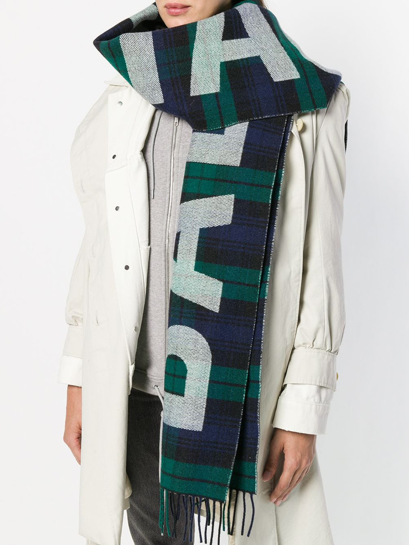 BALENCIAGA logo scarf outlook