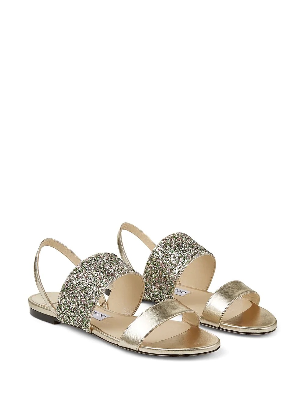 Seia glitter leather sandals - 2