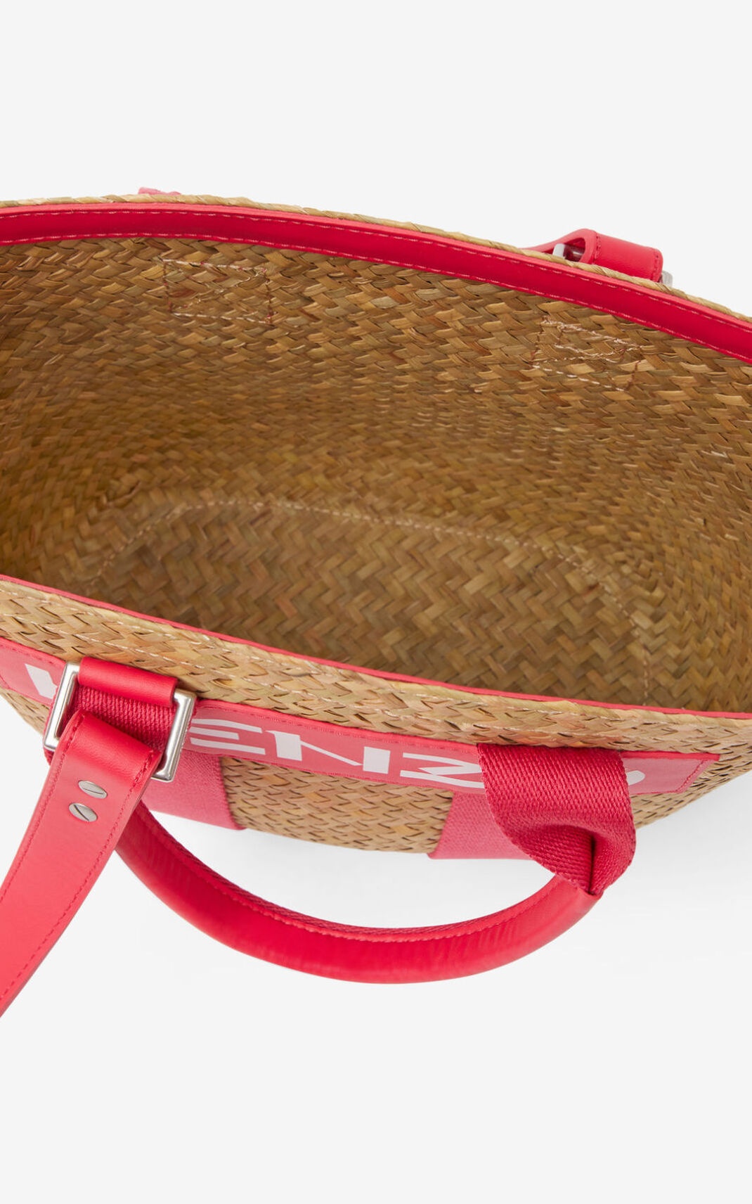 Small KENZO Logo raffia basket - 6
