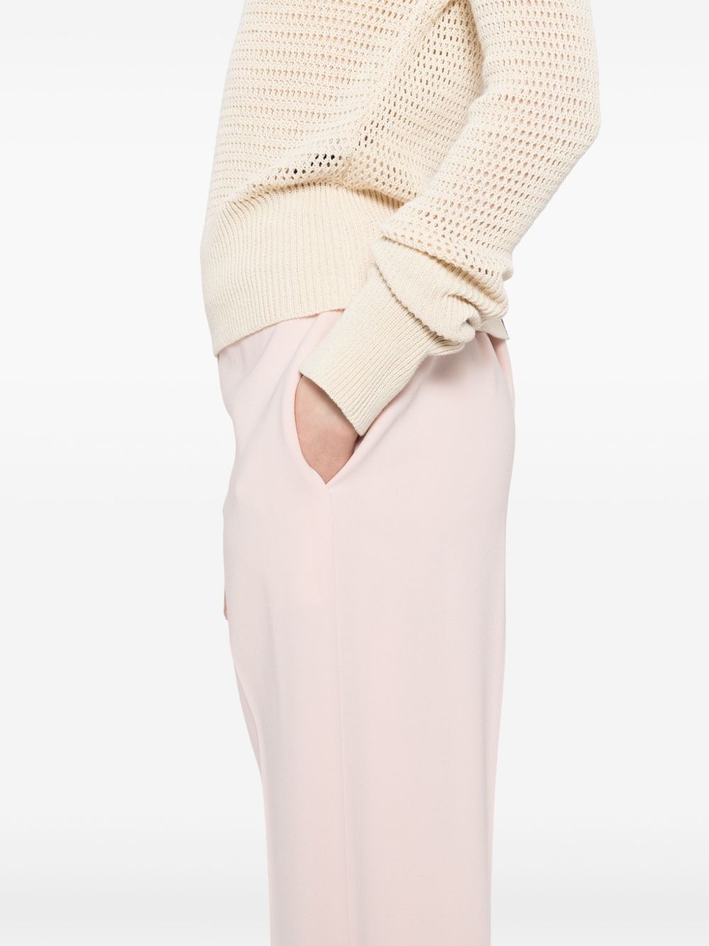 wide-leg pull-on trousers - 5