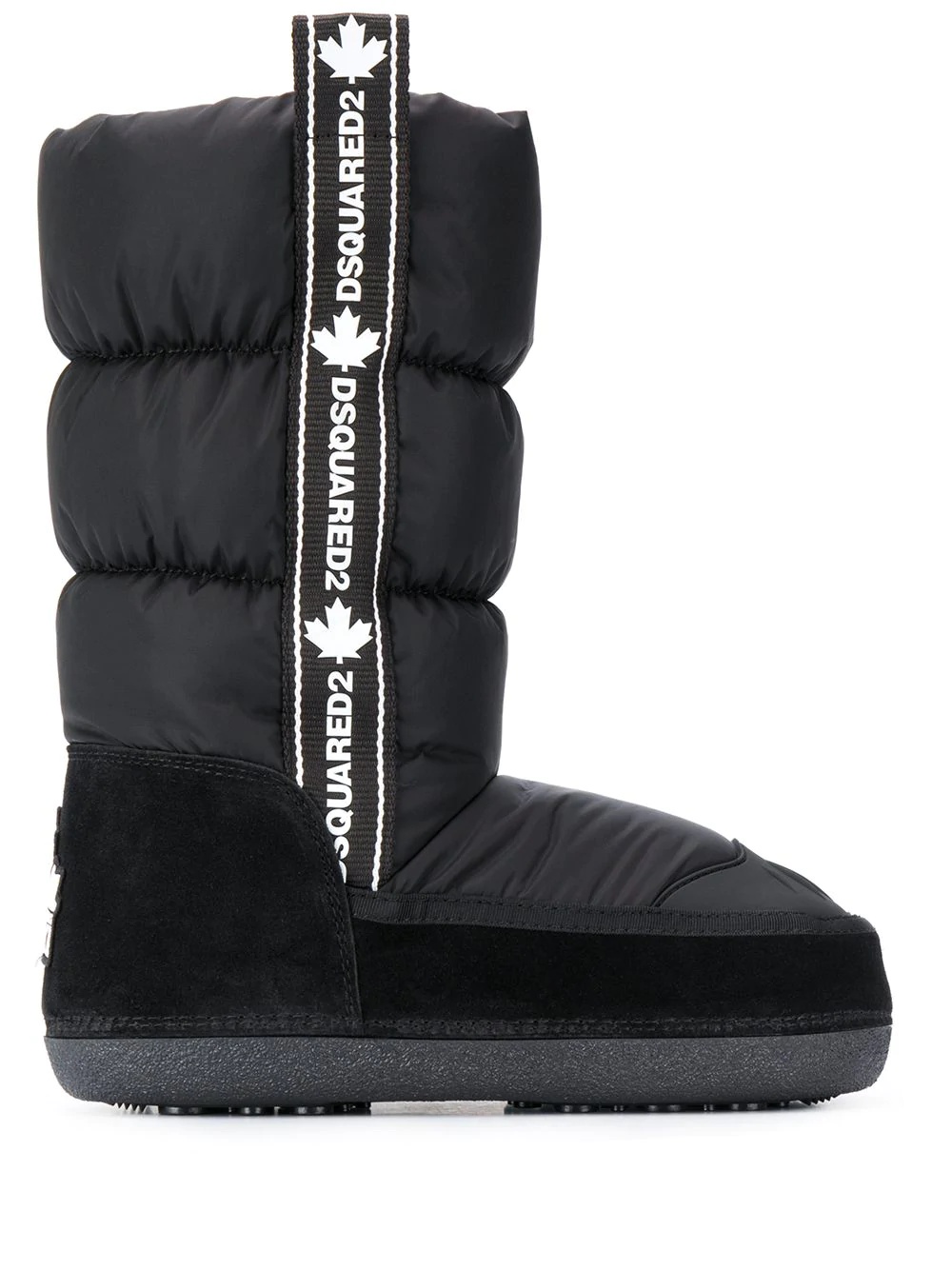 logo-tape snow boots - 1