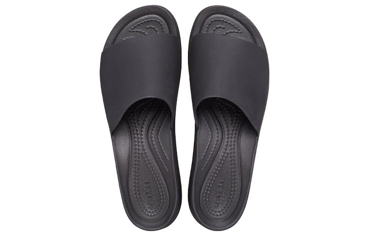 (WMNS) Crocs Brooklyn Slide 'Black' 208728-001 - 5