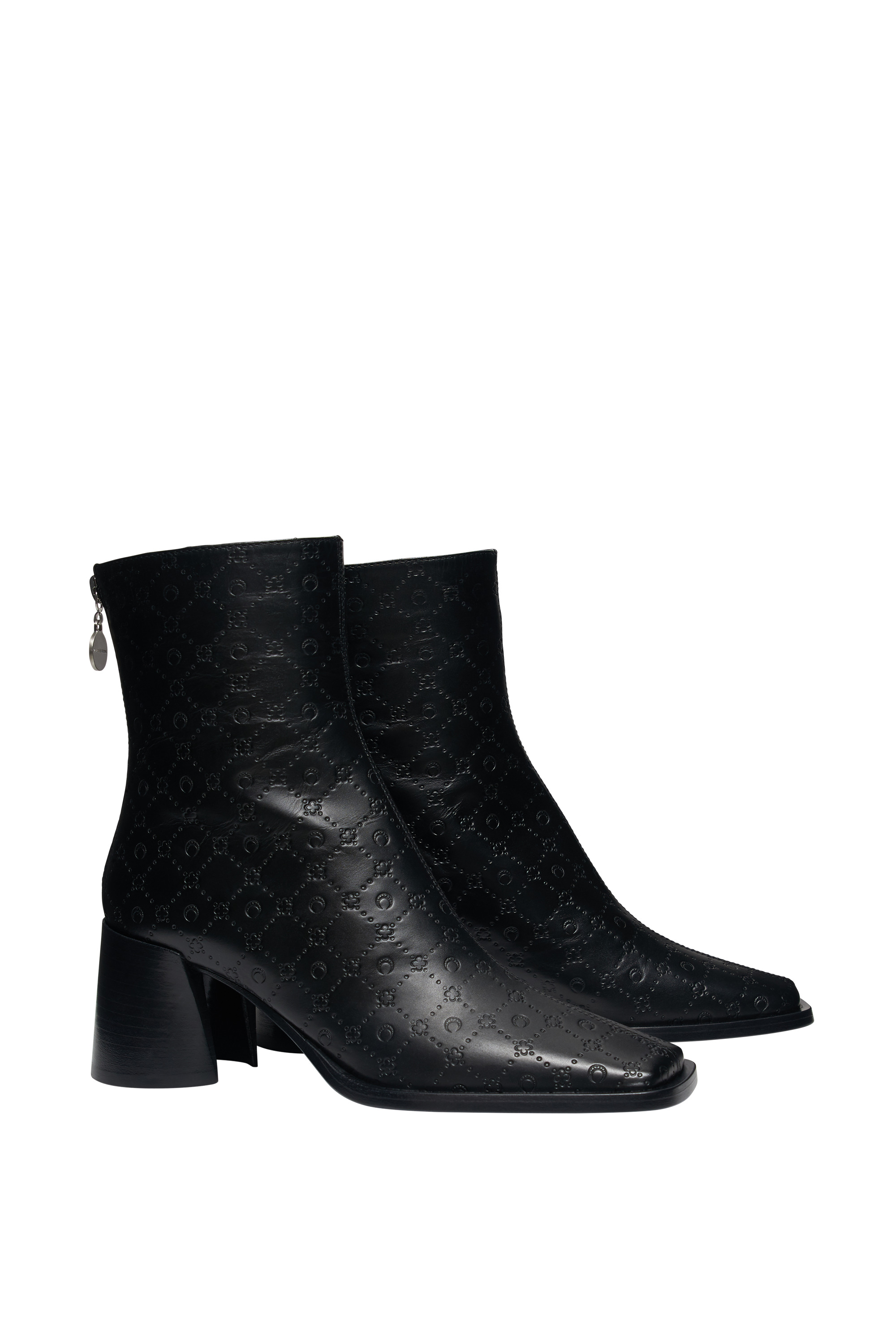 Embossed Leather MS Boots - 2