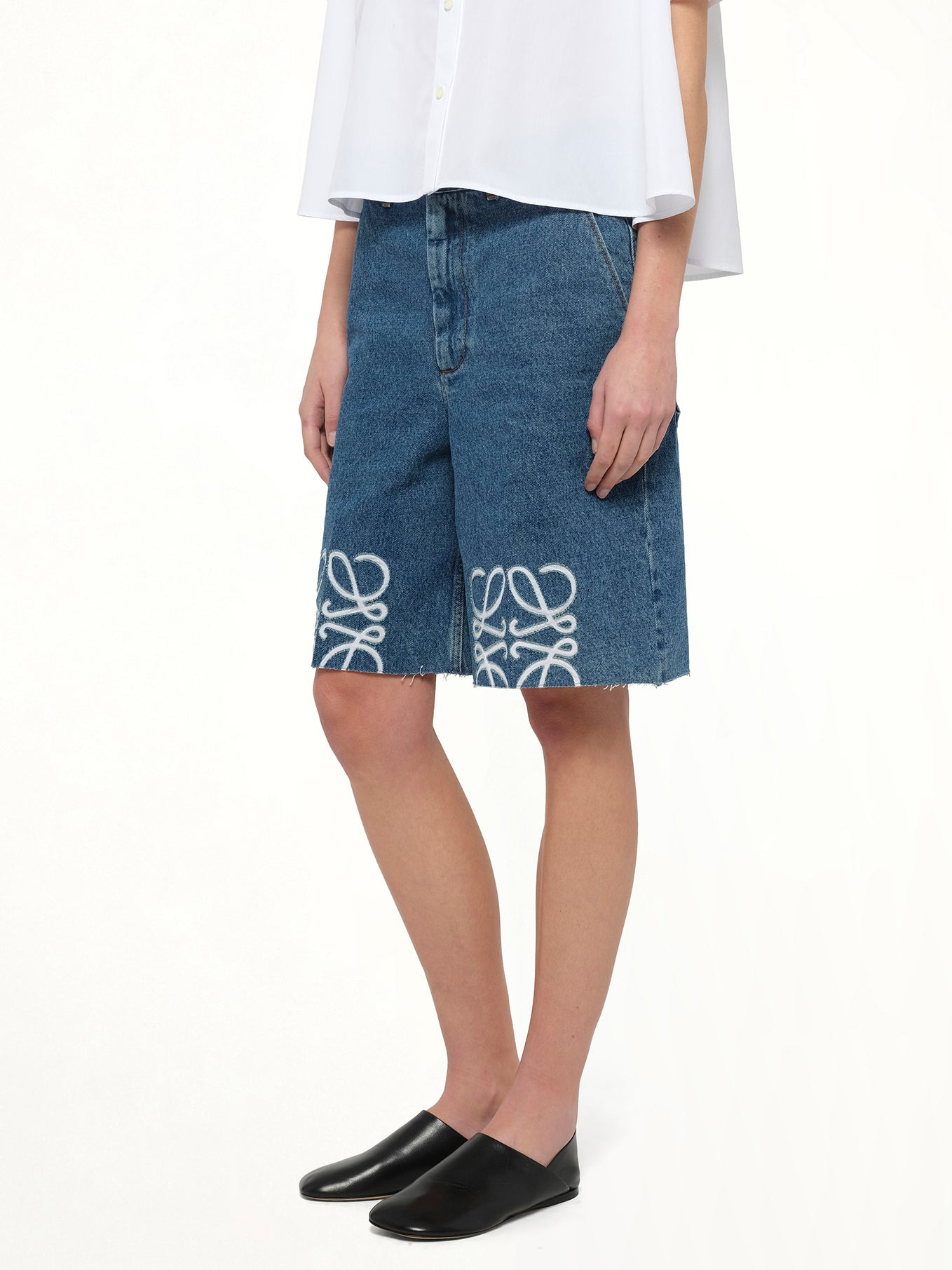 Anagram Shorts AF in Jeans Blue - 6