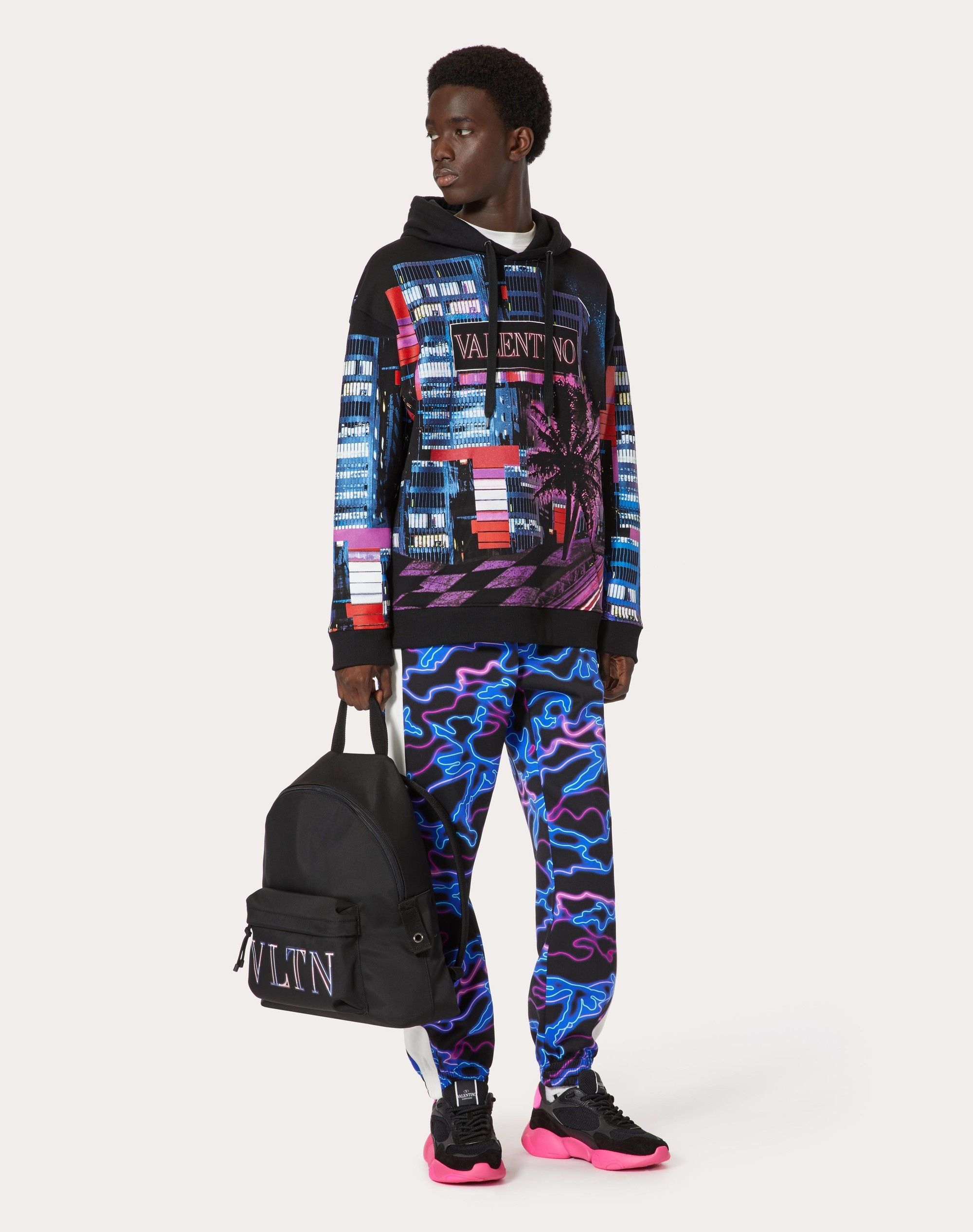 SWEATSHIRT WITH ELECTRIC CITY PRINT - 2
