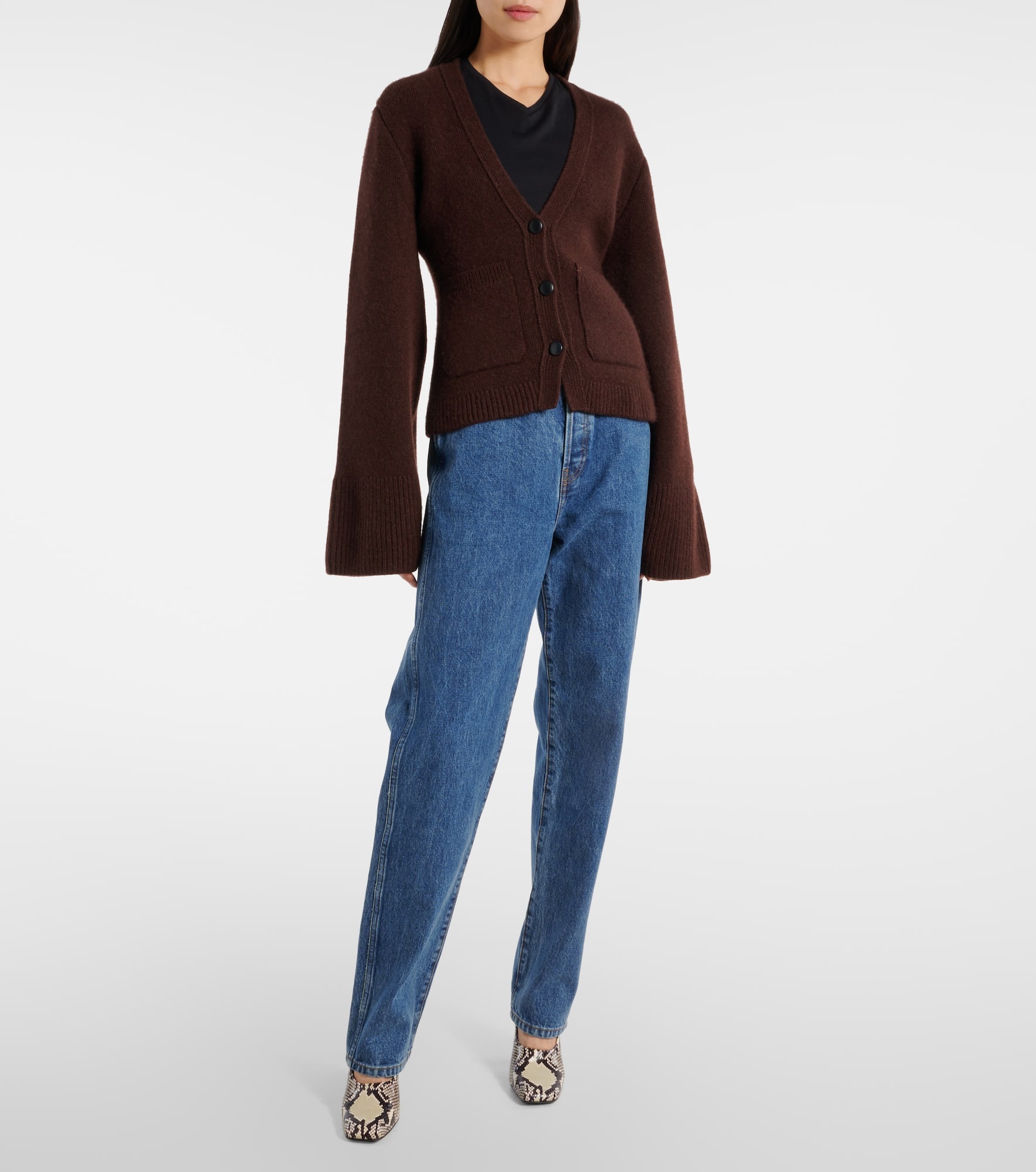 Scarlet cashmere cardigan - 2
