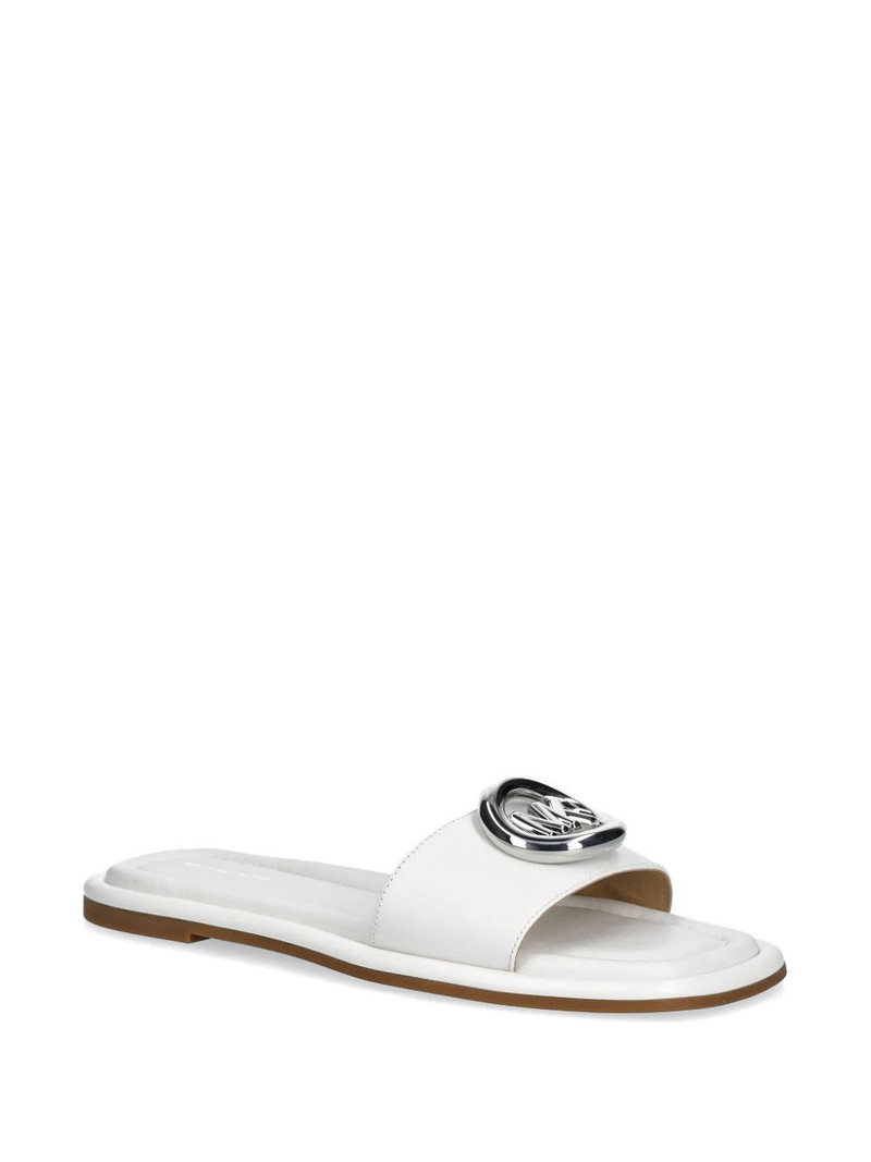 MICHAEL KORS Milan logo-plaque flat sandals outlook