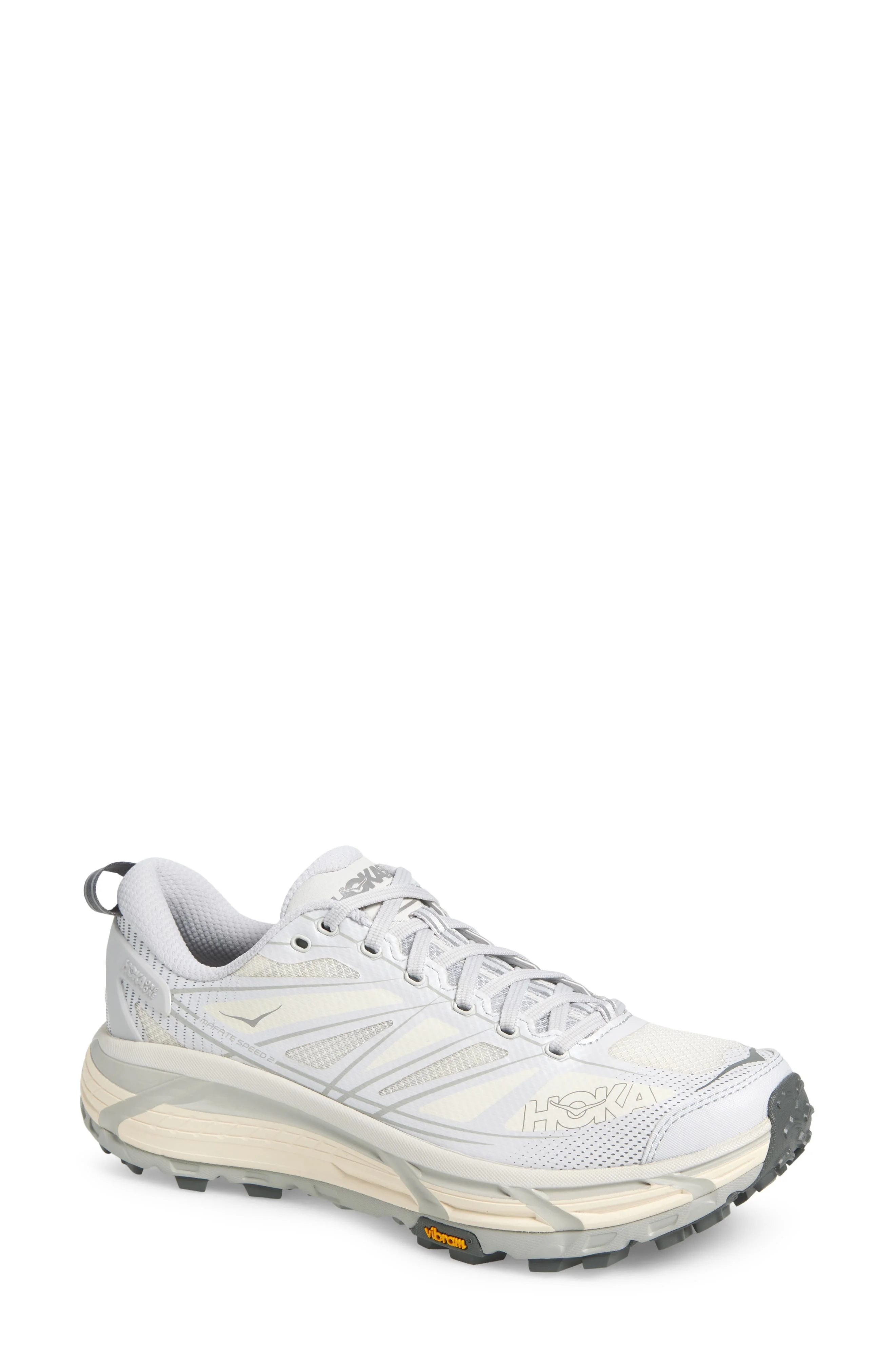HOKA Mafate Speed 2 Sneaker in Cosmic Grey /Alabaster at Nordstrom - 1