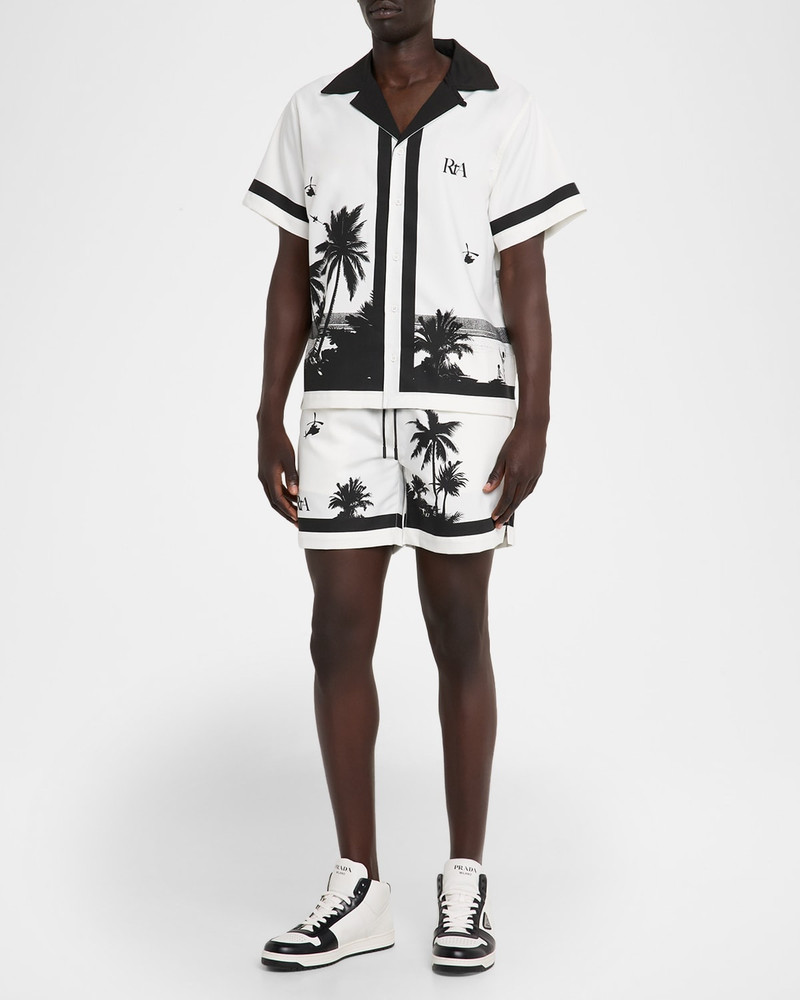 RTA Men's Clyde Palms Drawstring Shorts outlook