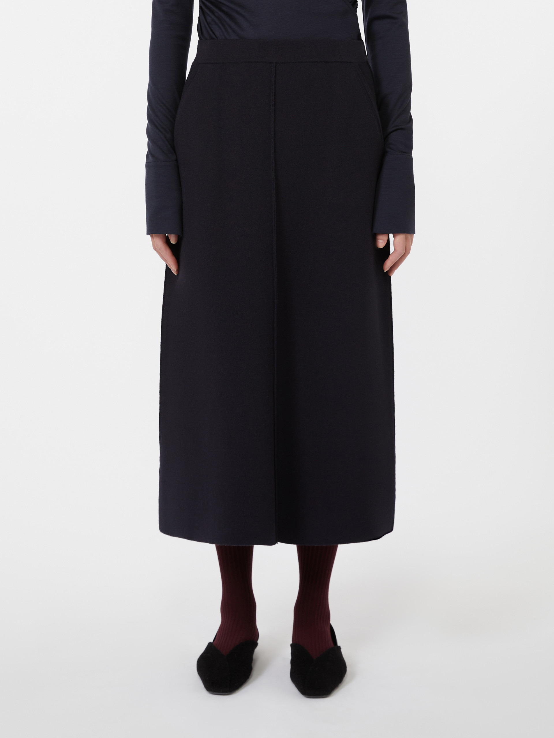 VORTICE Viscose and wool yarn skirt - 3