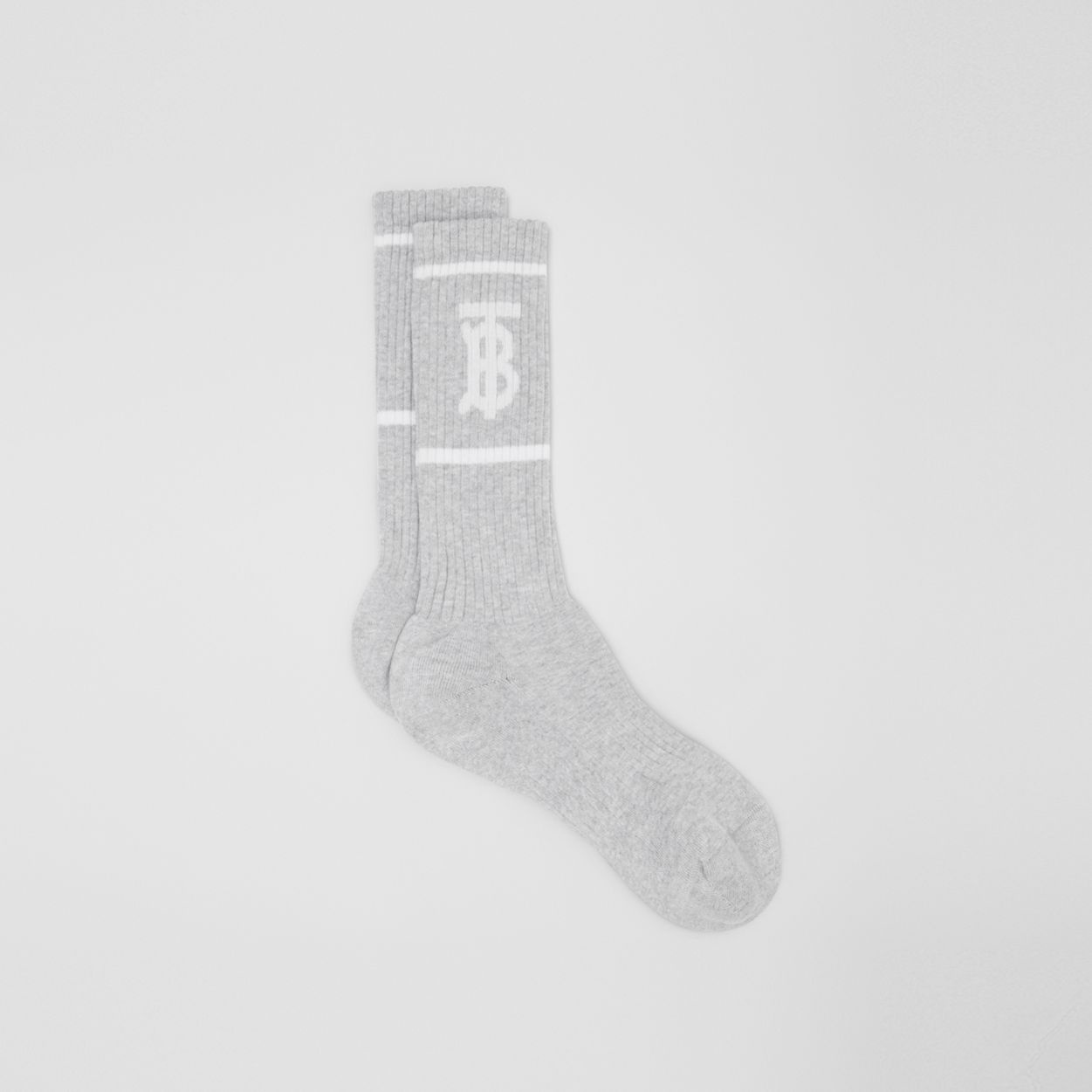 Monogram Motif Intarsia Socks - 5